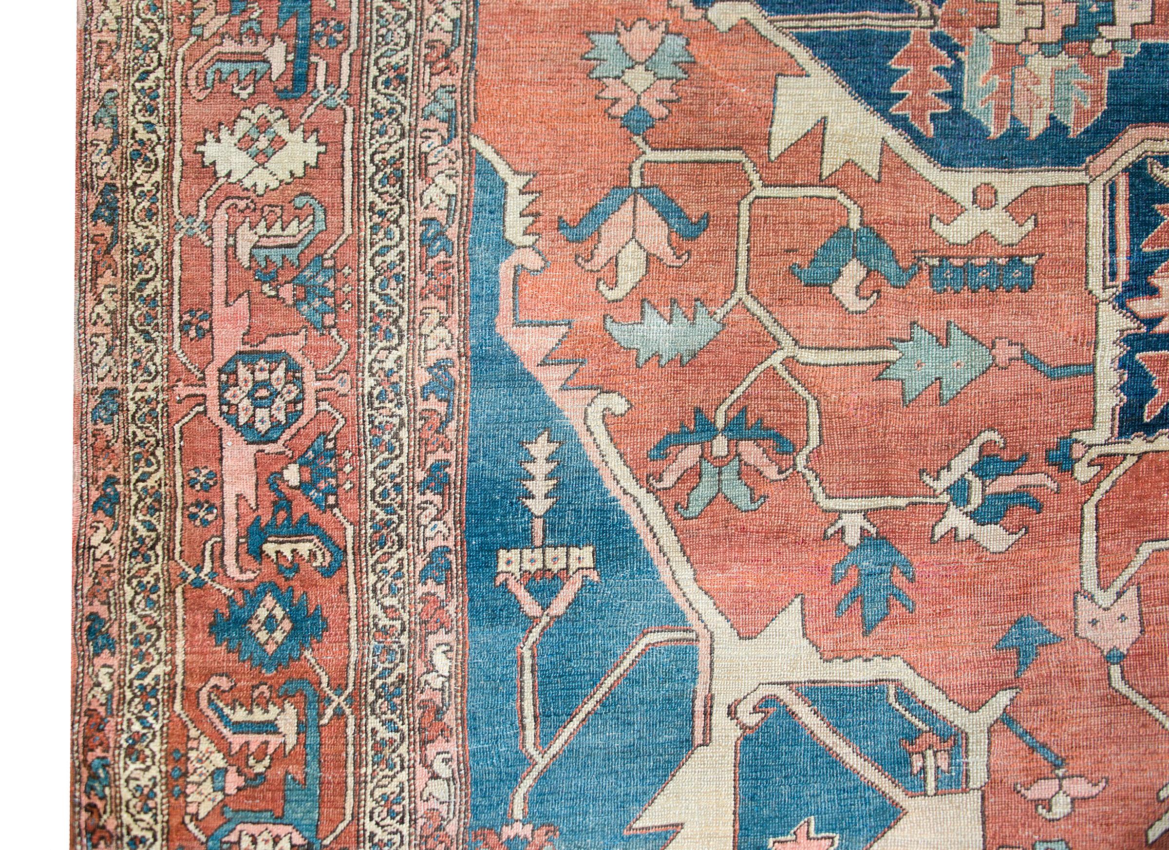 Incredible Late 19th Century Persian Serapi For Sale 2