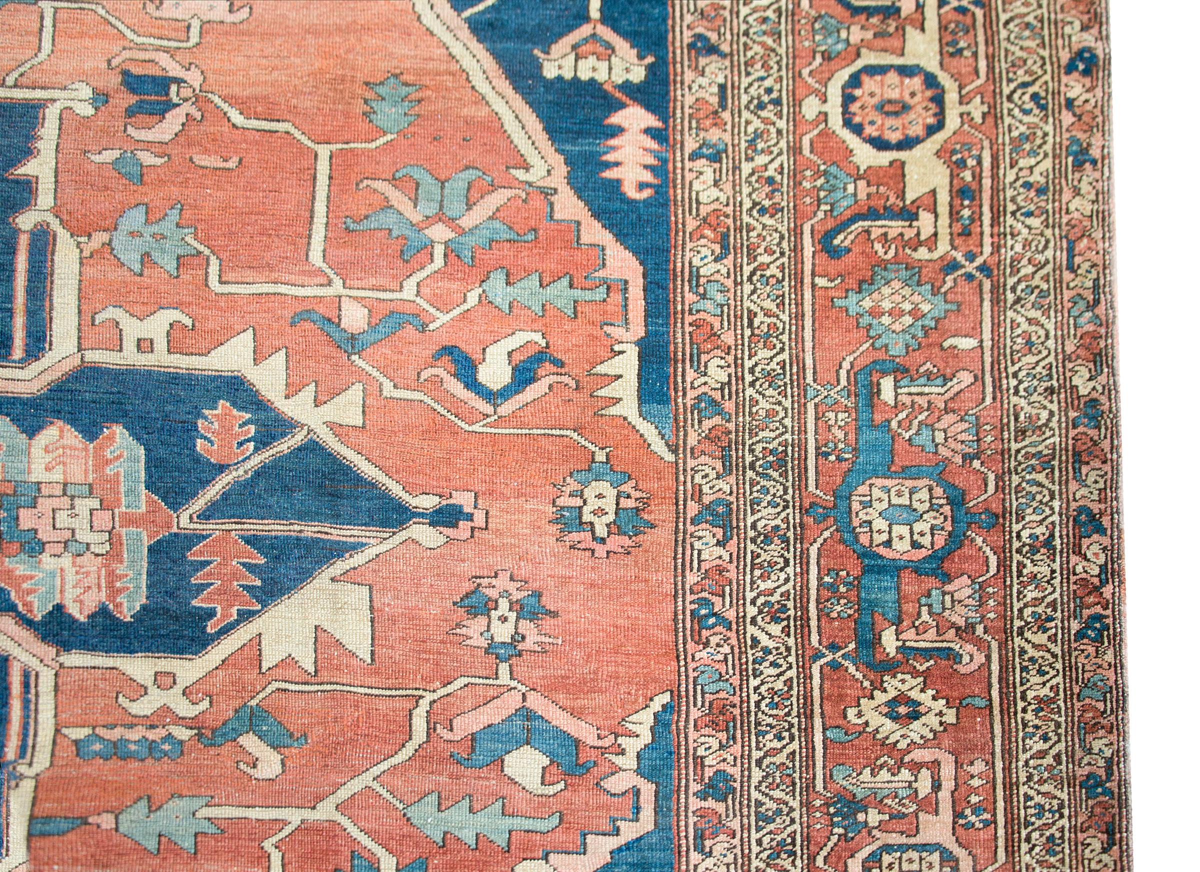 Incredible Late 19th Century Persian Serapi For Sale 3