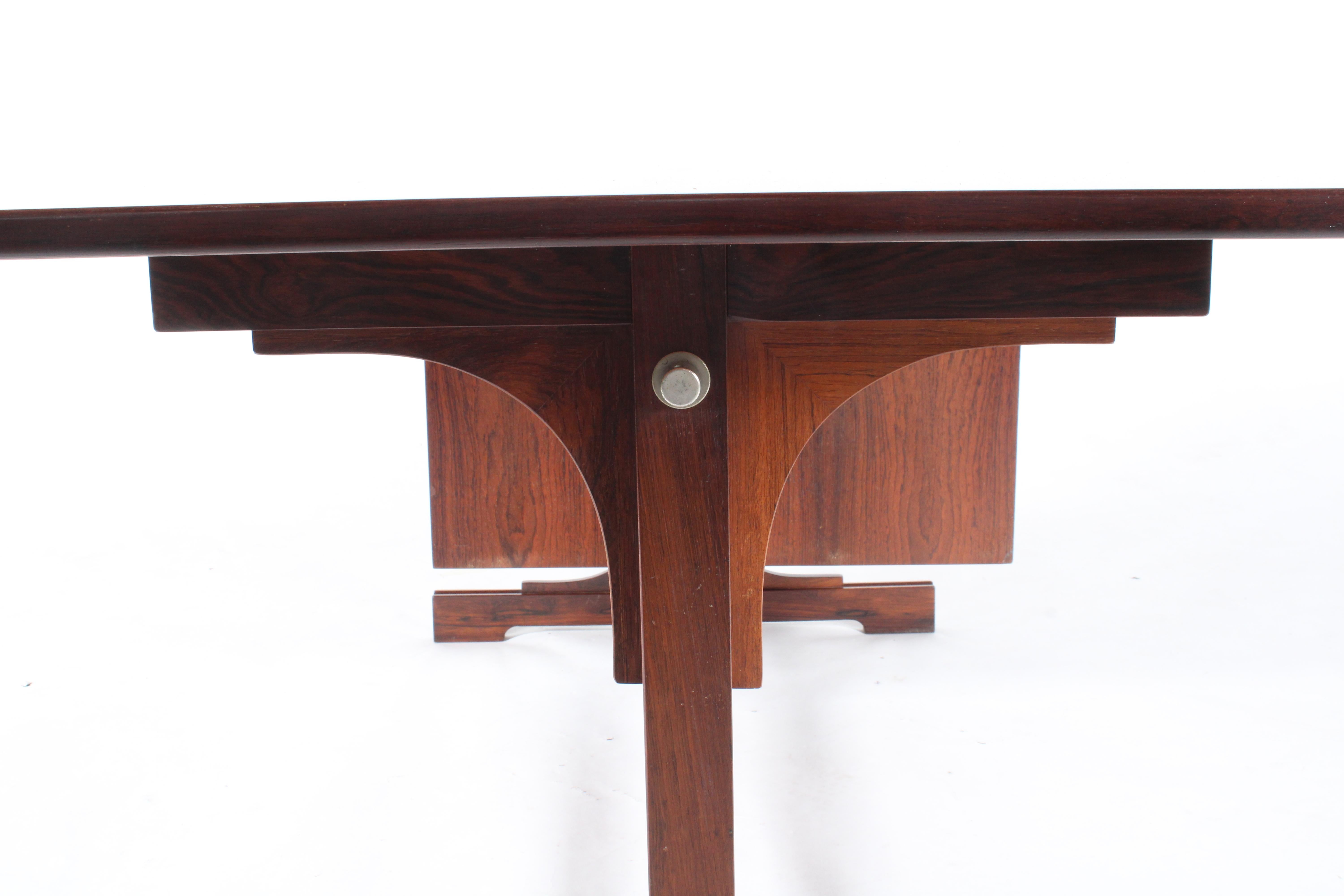 Incredible Mid Century Italian Curved Top Desk By Bernini 5