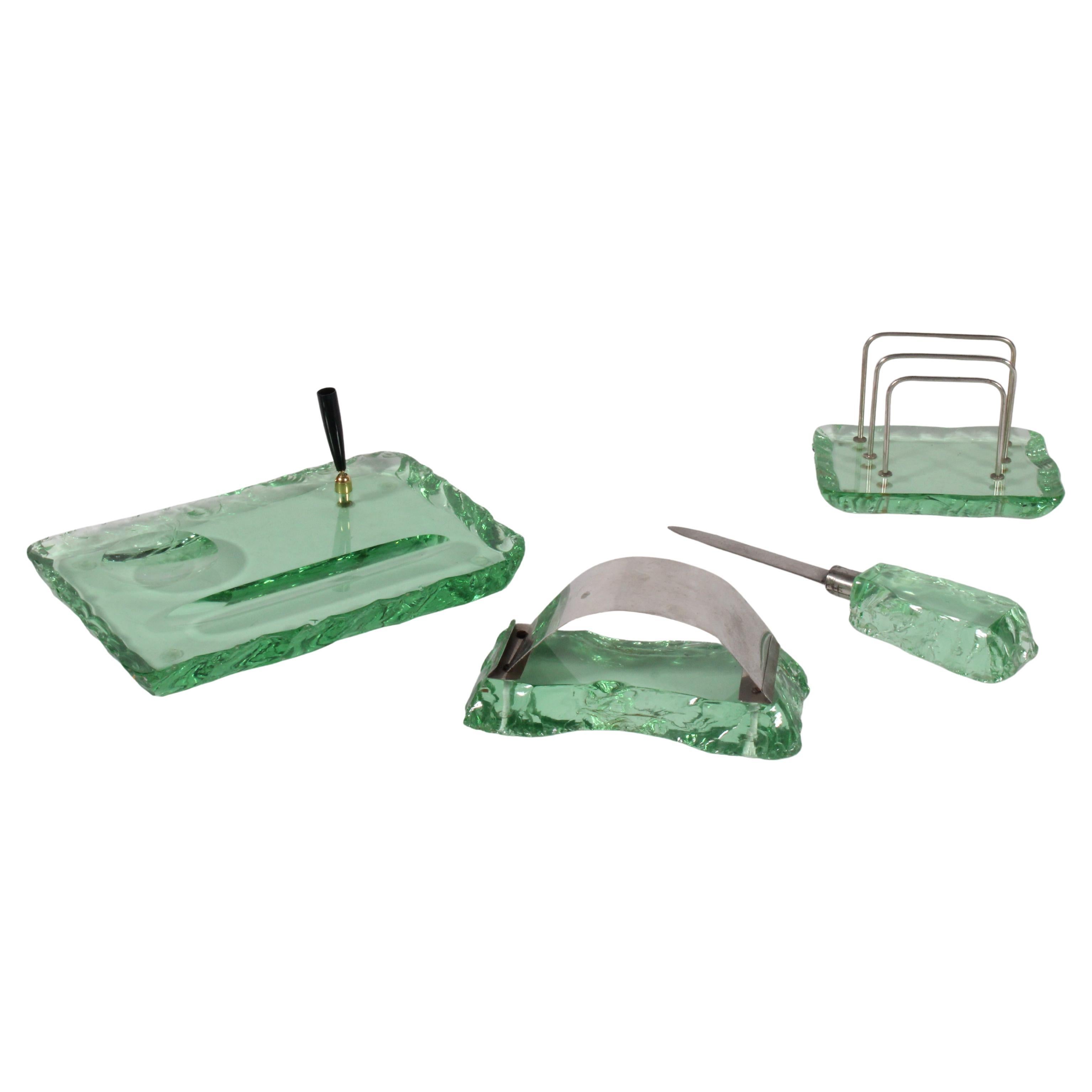Incredible MidCentury  Desk Set By Pietro Chiesa For Fontana Arte *FREE DELIVERY