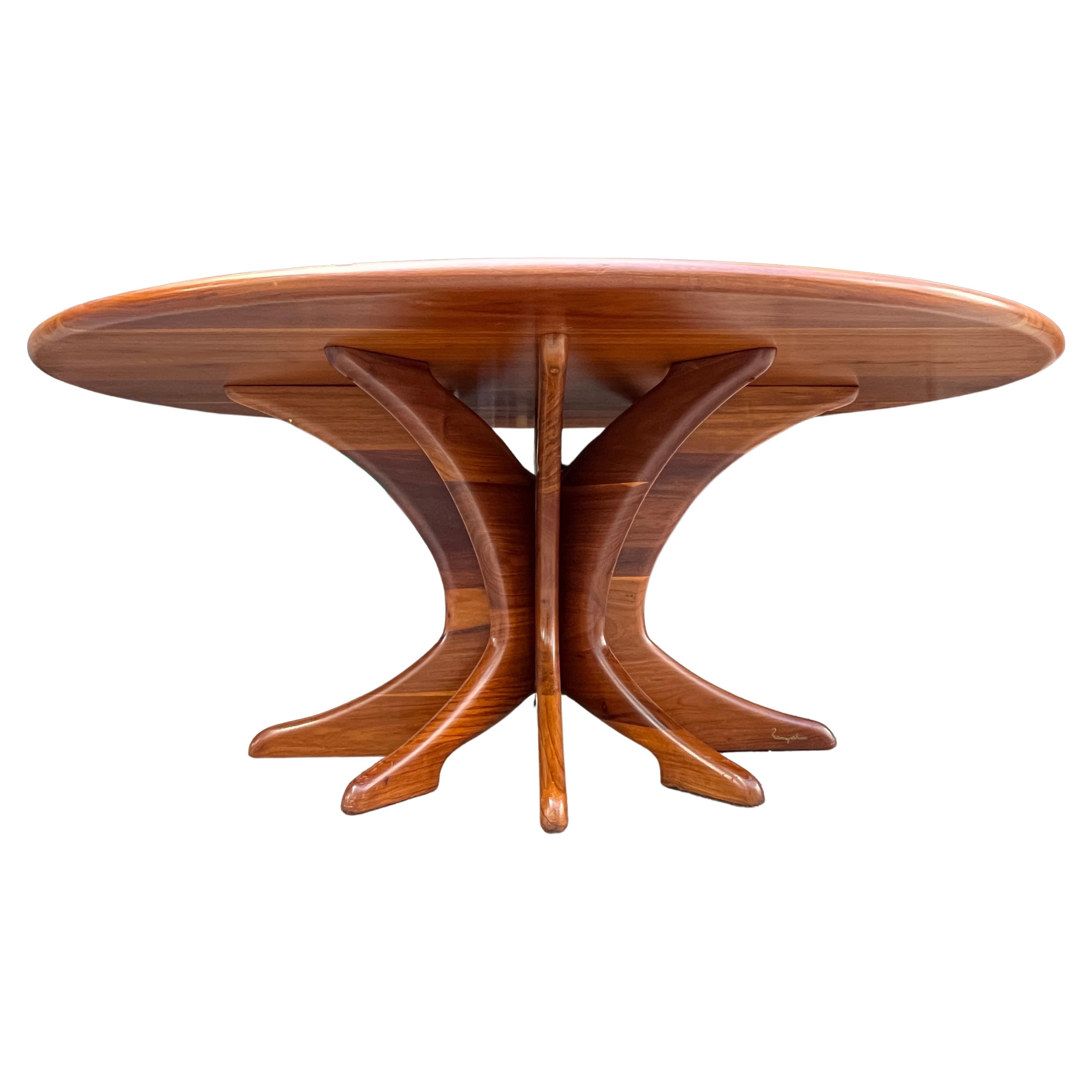 Belgian Incredible Midcentury  Dining Table For Sale