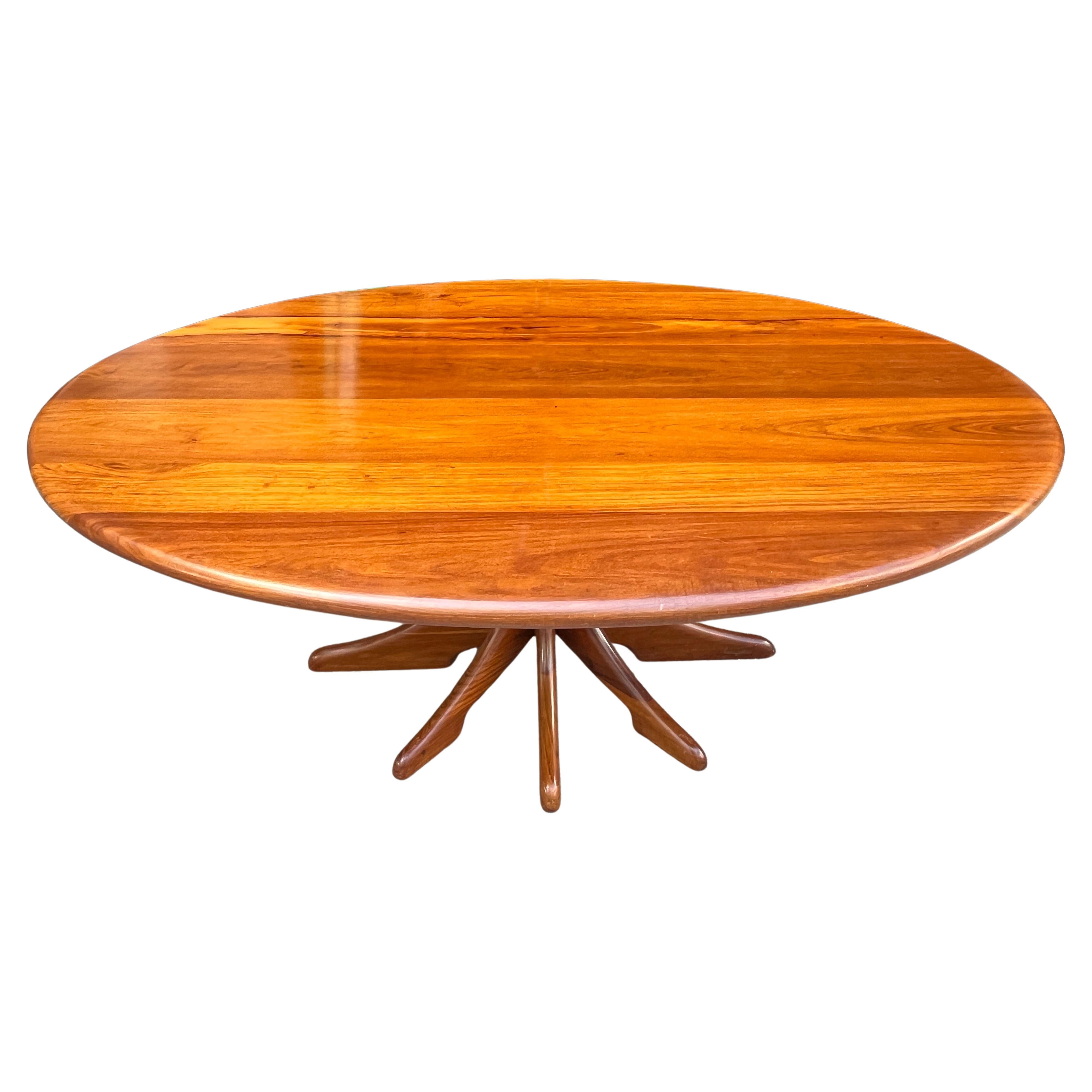 20th Century Incredible Midcentury 74” Dining Table For Sale