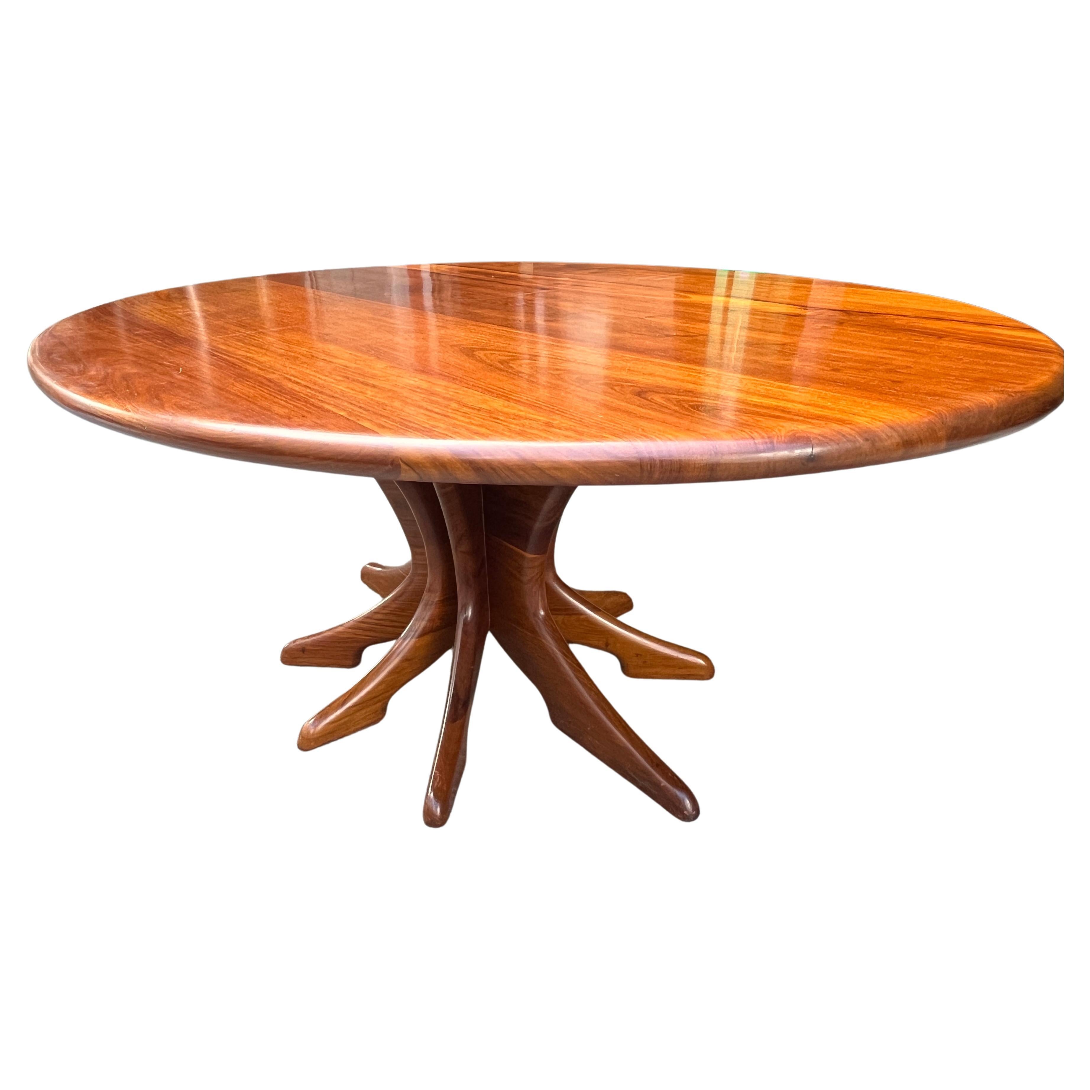 Incredible Midcentury 74” Dining Table For Sale 1