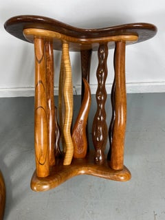 Incredible Mixed Exotic Wood Tables by Noted Craftsman Steven Spiro, Bespoke