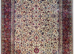 Incredible Monumental Early 20th Century Meshed Rug