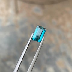 Incredible Natural Loose Indicolite Tourmaline 1.50 Carat from Afghanistan Mine