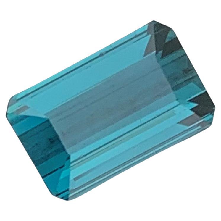 Incredible Natural Loose Indicolite Tourmaline 1.50 Carat from Afghanistan Mine For Sale