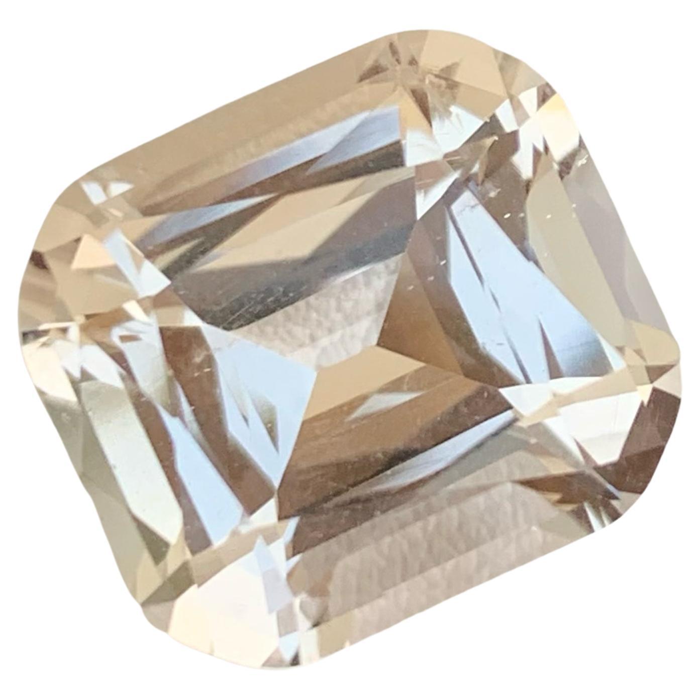 Adjustable Flower Style Square Cut Pink Topaz Ring – Lab-Created – Silver-Tone, Women's