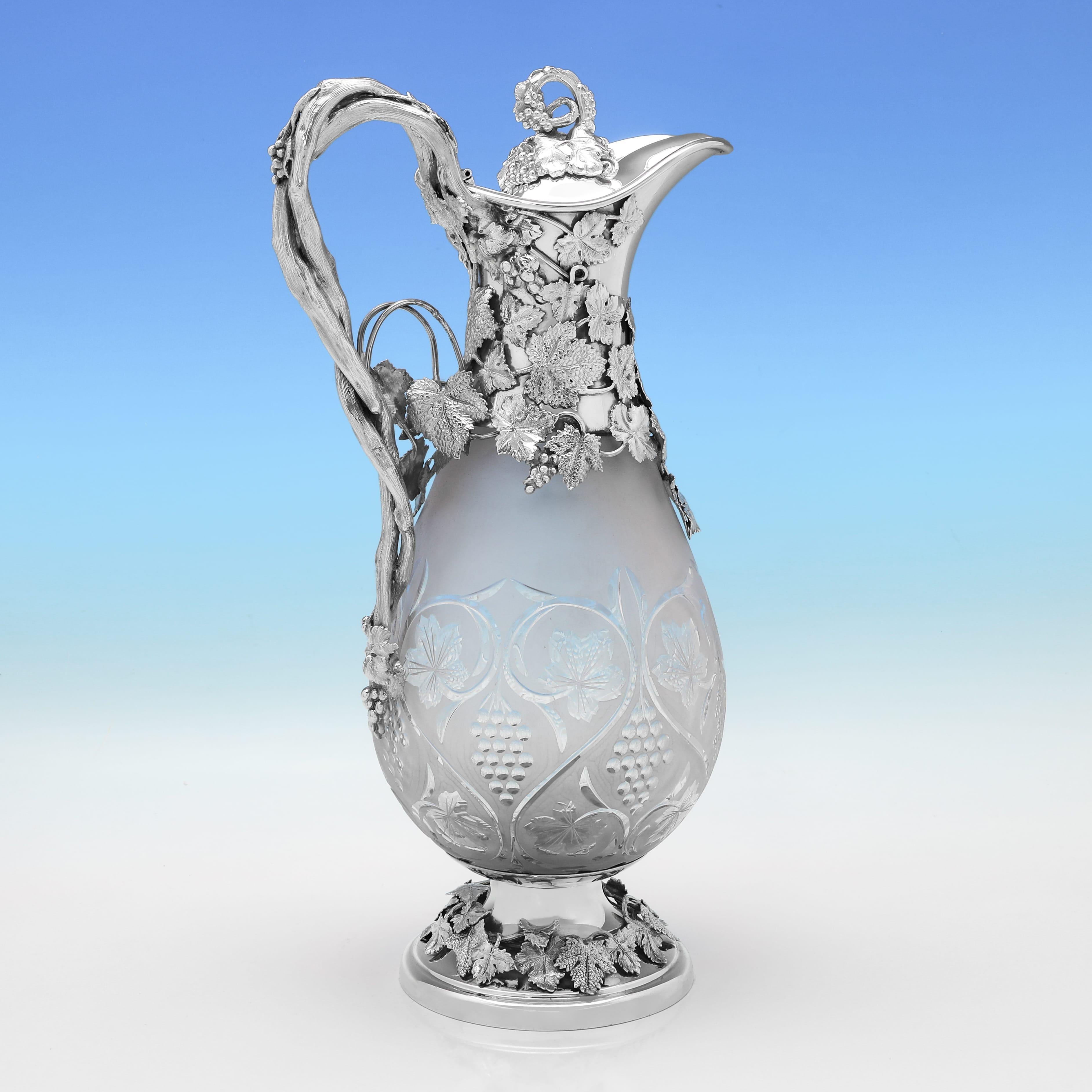 Increíble jarra de clarete sobredimensionada de plata de ley fabricada en 2001 por C.J. Vander Inglés en venta