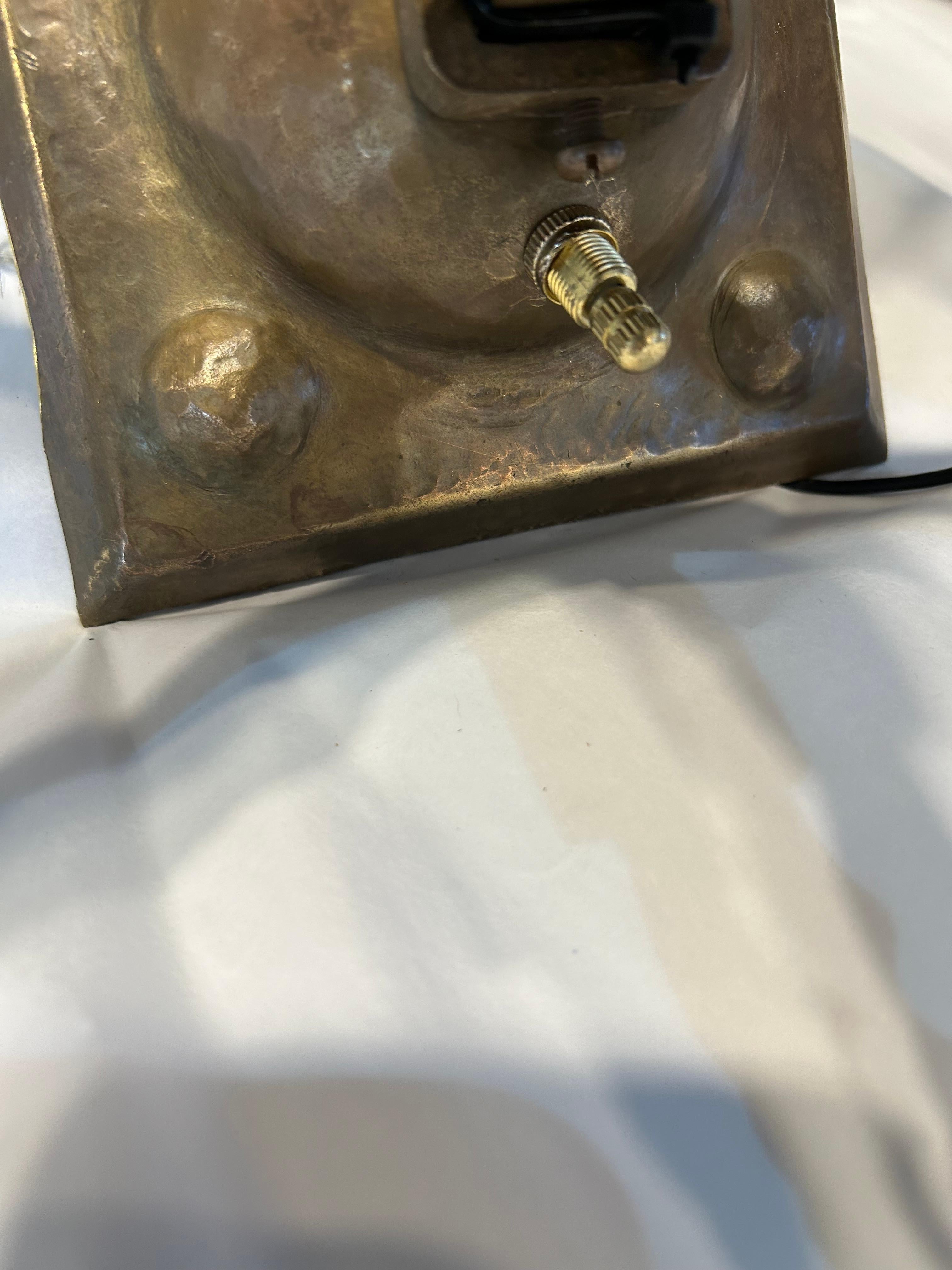 Incredible Pair of Antique French Heavy Bronze Gothic Sconces For Sale 10