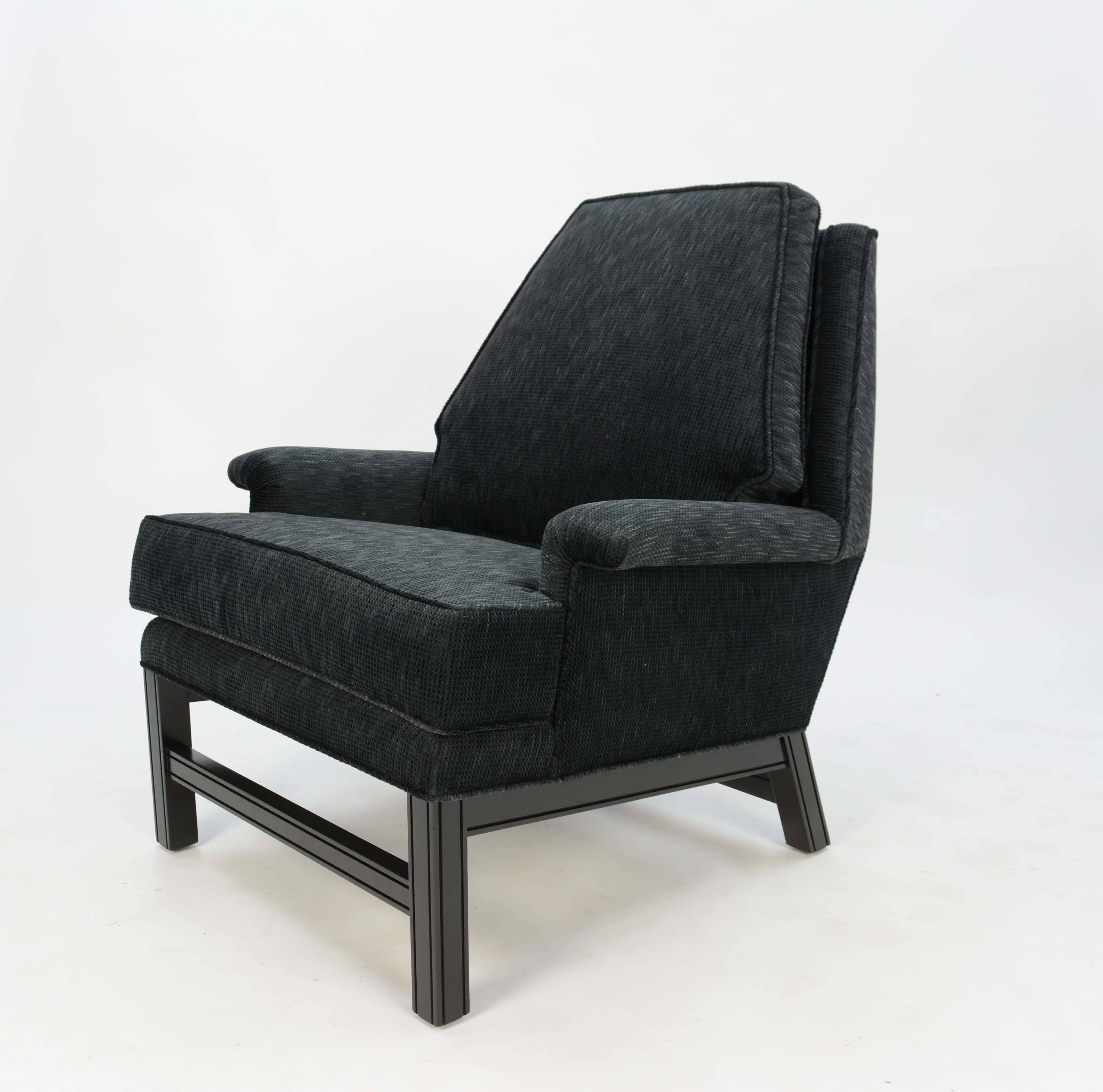 Mid-Century Modern Incredible Pair of Midcentury Club Chairs Completely Redone For Sale