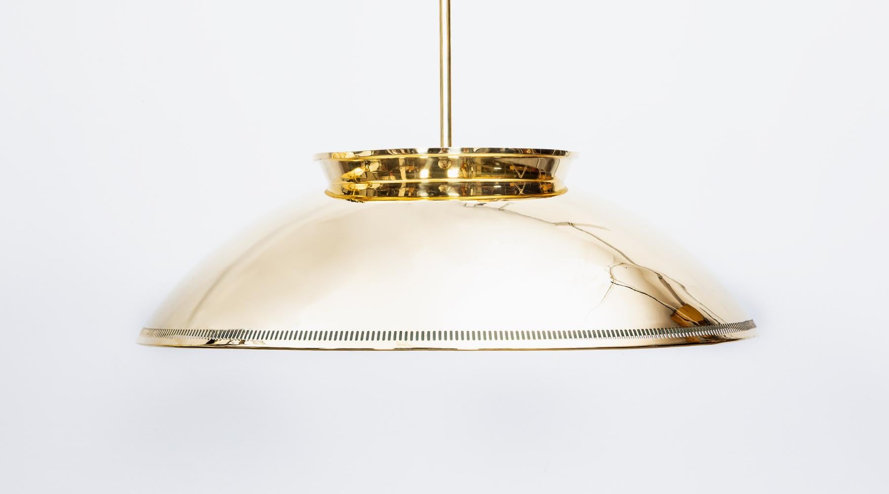 Finnish Incredible Pair of Pendant Lamps by Paavo Tynell ( Diameter 120 cm )  For Sale