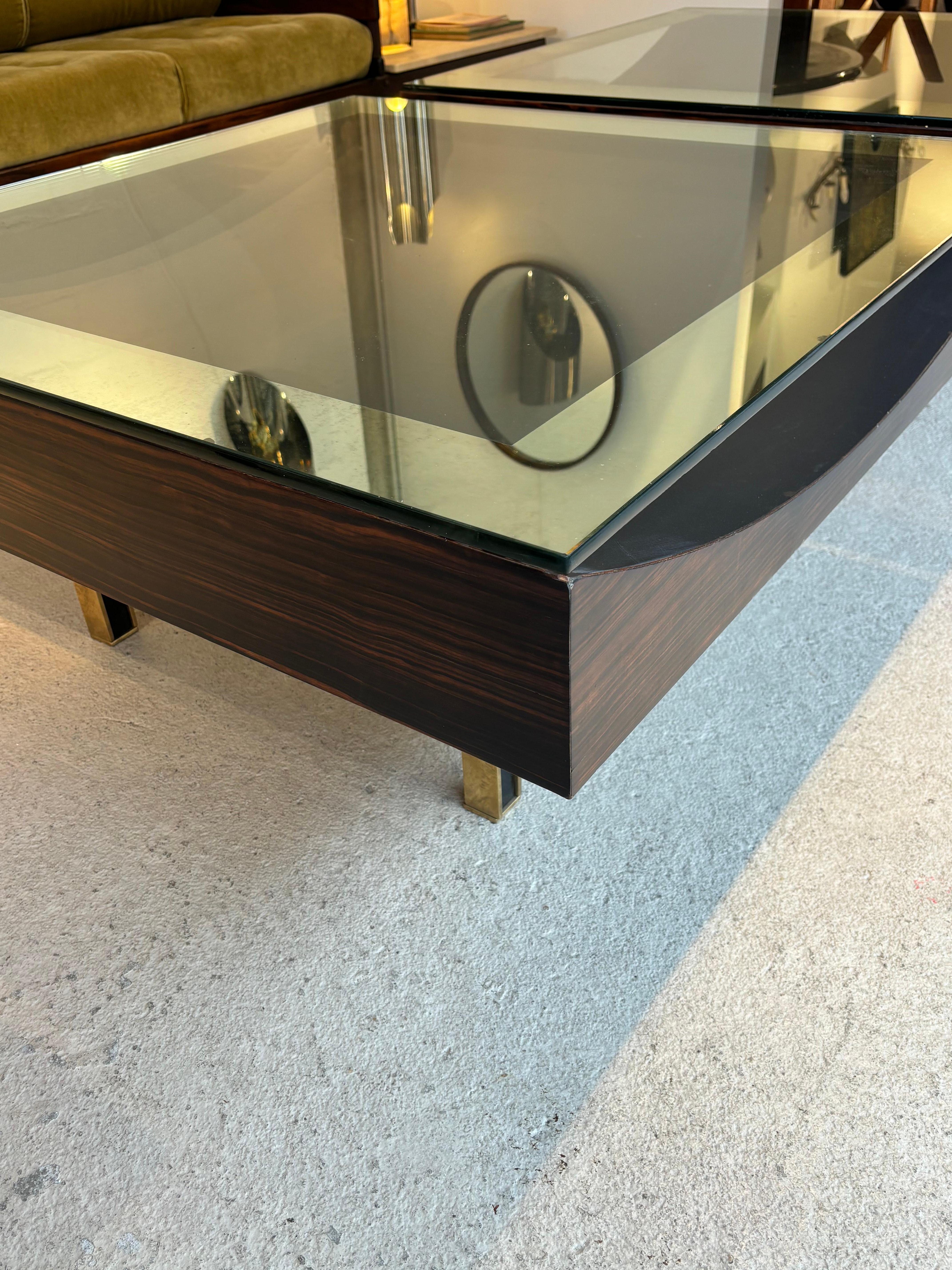 Incredible Pair of unic coffee table For Sale 3