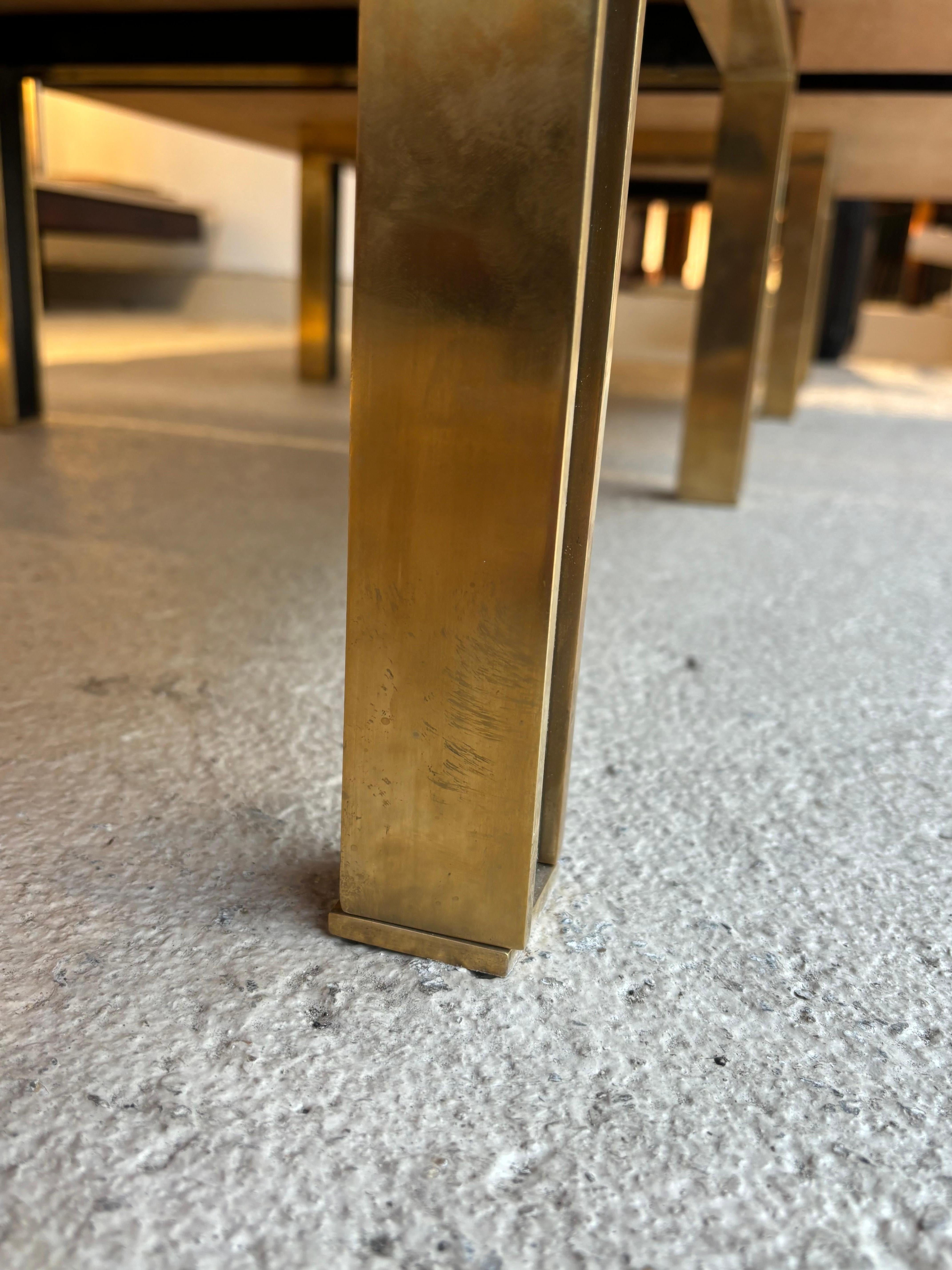 Incredible Pair of unic coffee table For Sale 7