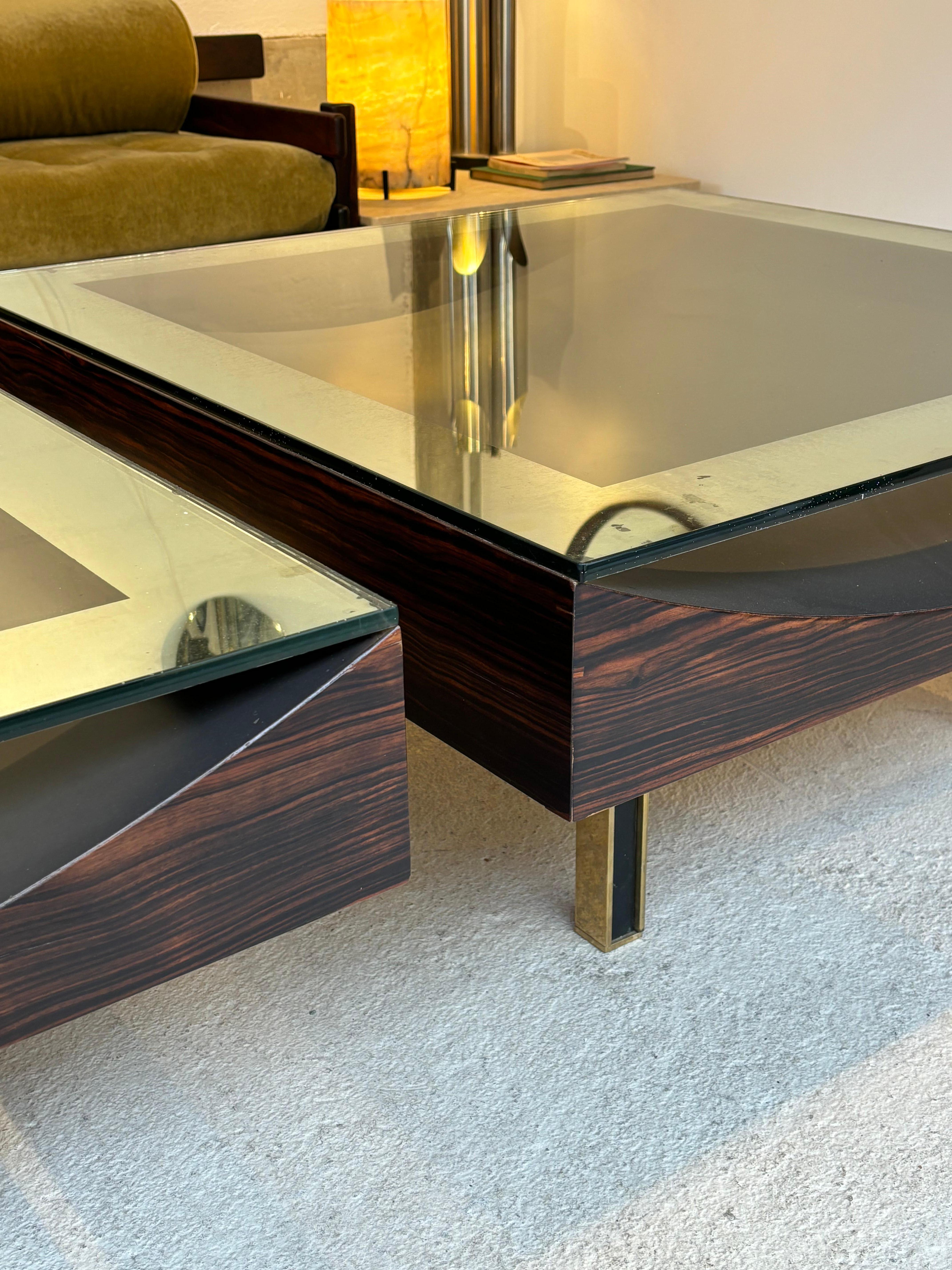 Mid-20th Century Incredible Pair of unic coffee table For Sale