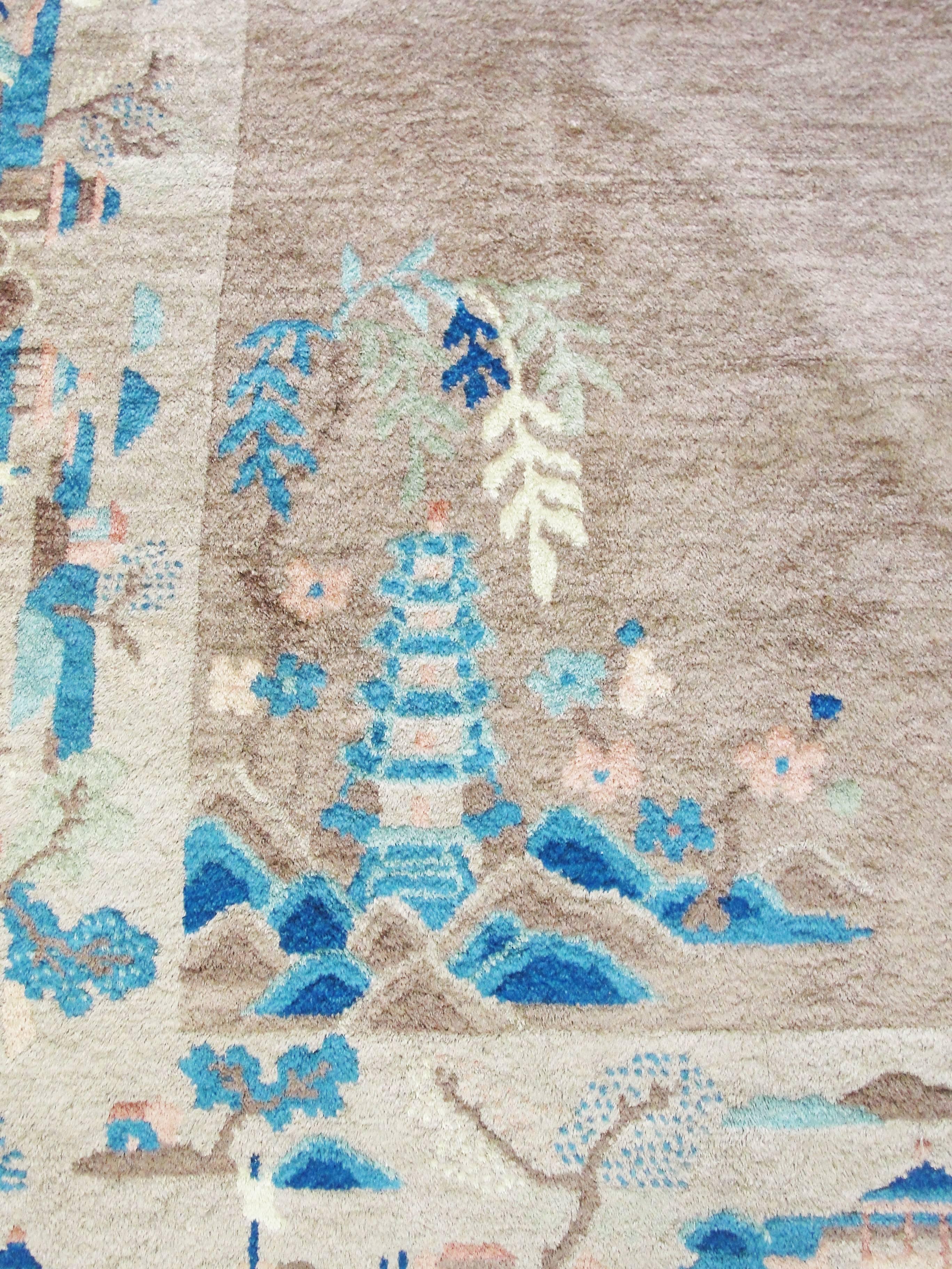 20th Century Peking Chinese Carpet, Art Deco Design, c-1920