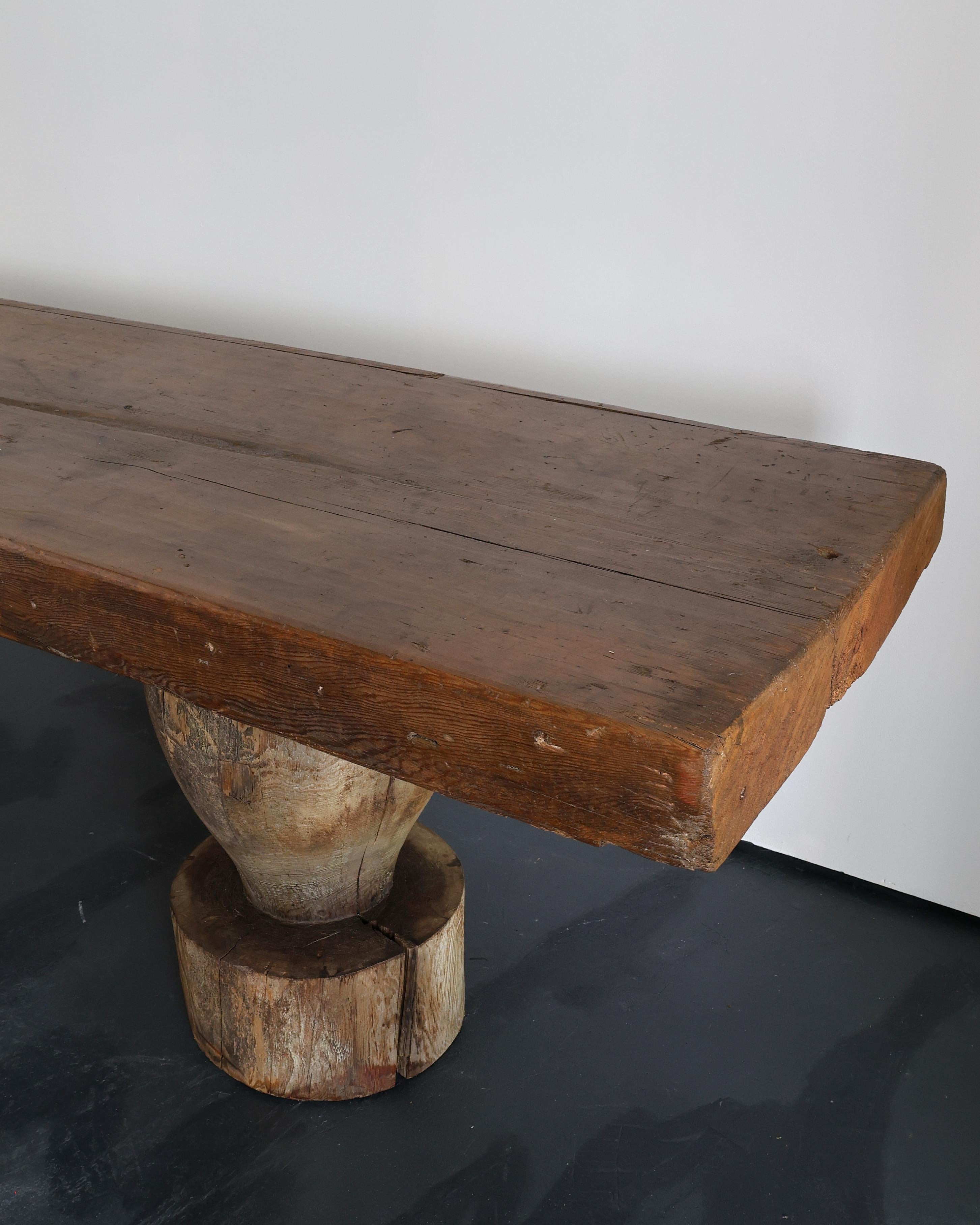 Increíble mesa larga escandinava primitiva de principios del siglo XVIII en venta 4