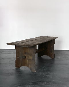 Incredible Primitive Early 19th C. Navarran Mountain Table