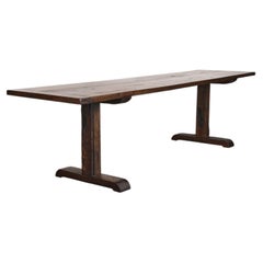 Incredible Primitive XL Late 18th C. Walnut Mountain Dinning Table