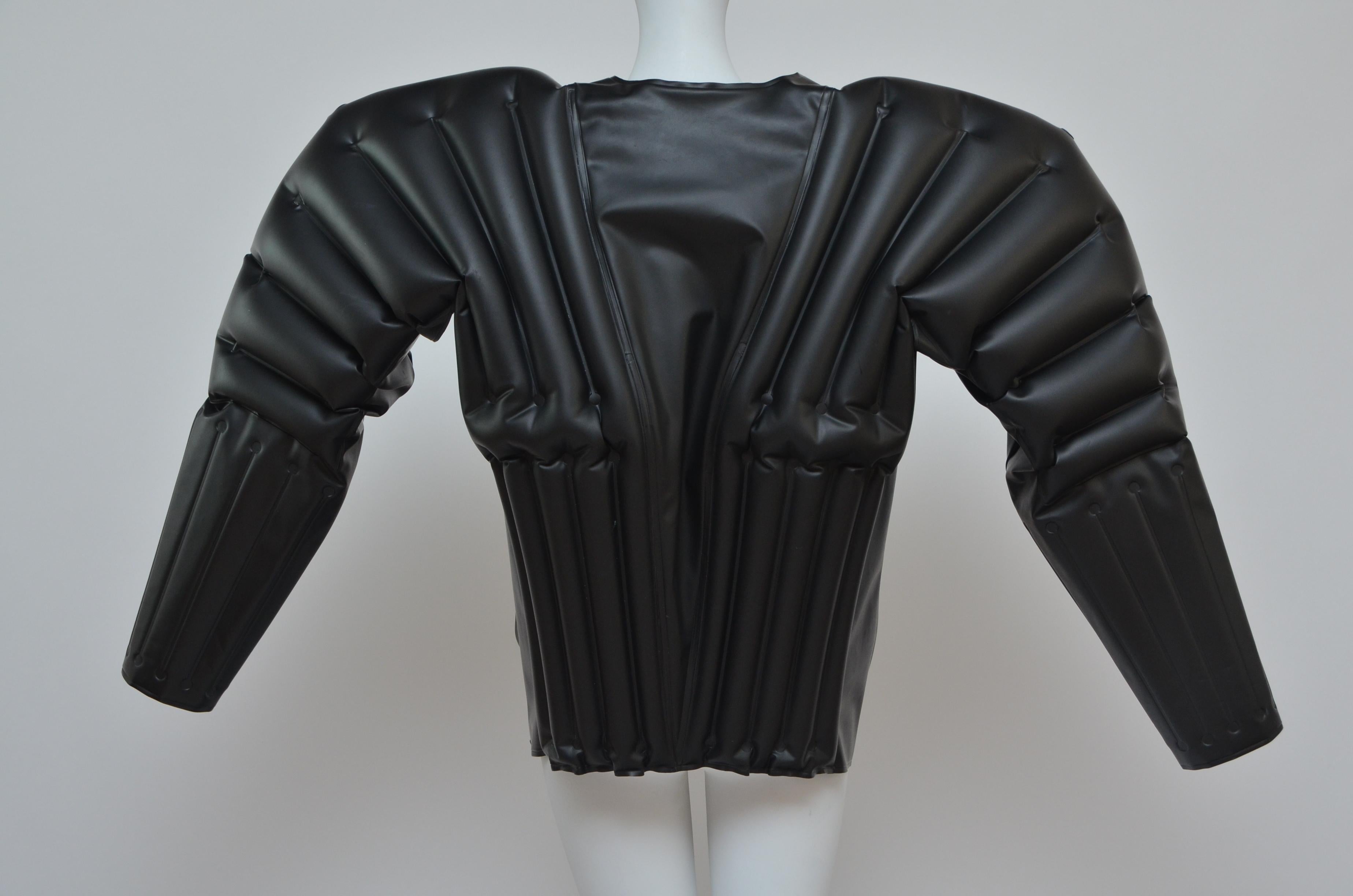 Women's or Men's Incredible Rare 1987  Issey Miyake Rubber Inflatable Jacket  