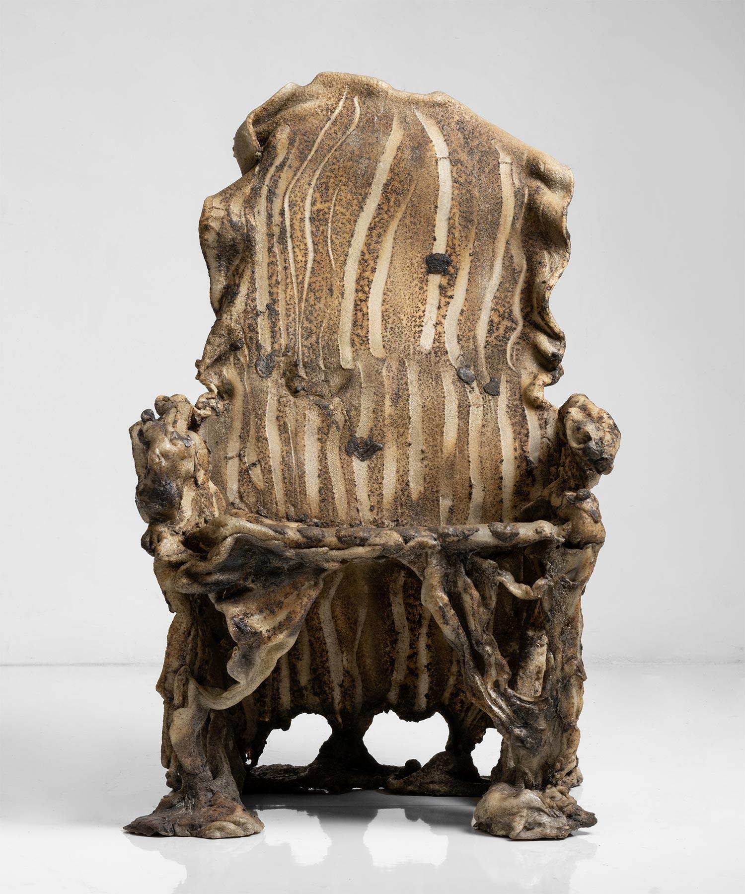 Garden Folly Resin Chair, France, Circa 20th Century 4