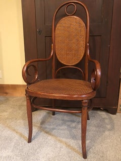 19th Century Early Austrian Vienna Thonet Set Chairs No 17 Armchairs