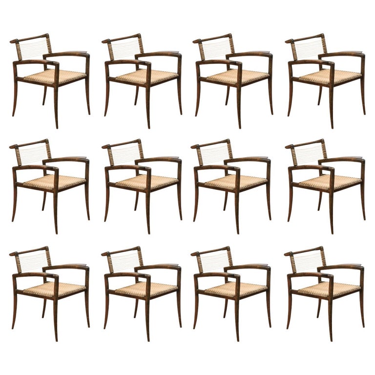 Charles Allen Klismos Chairs, ca. 1950, offered by Tom Robinson Modern