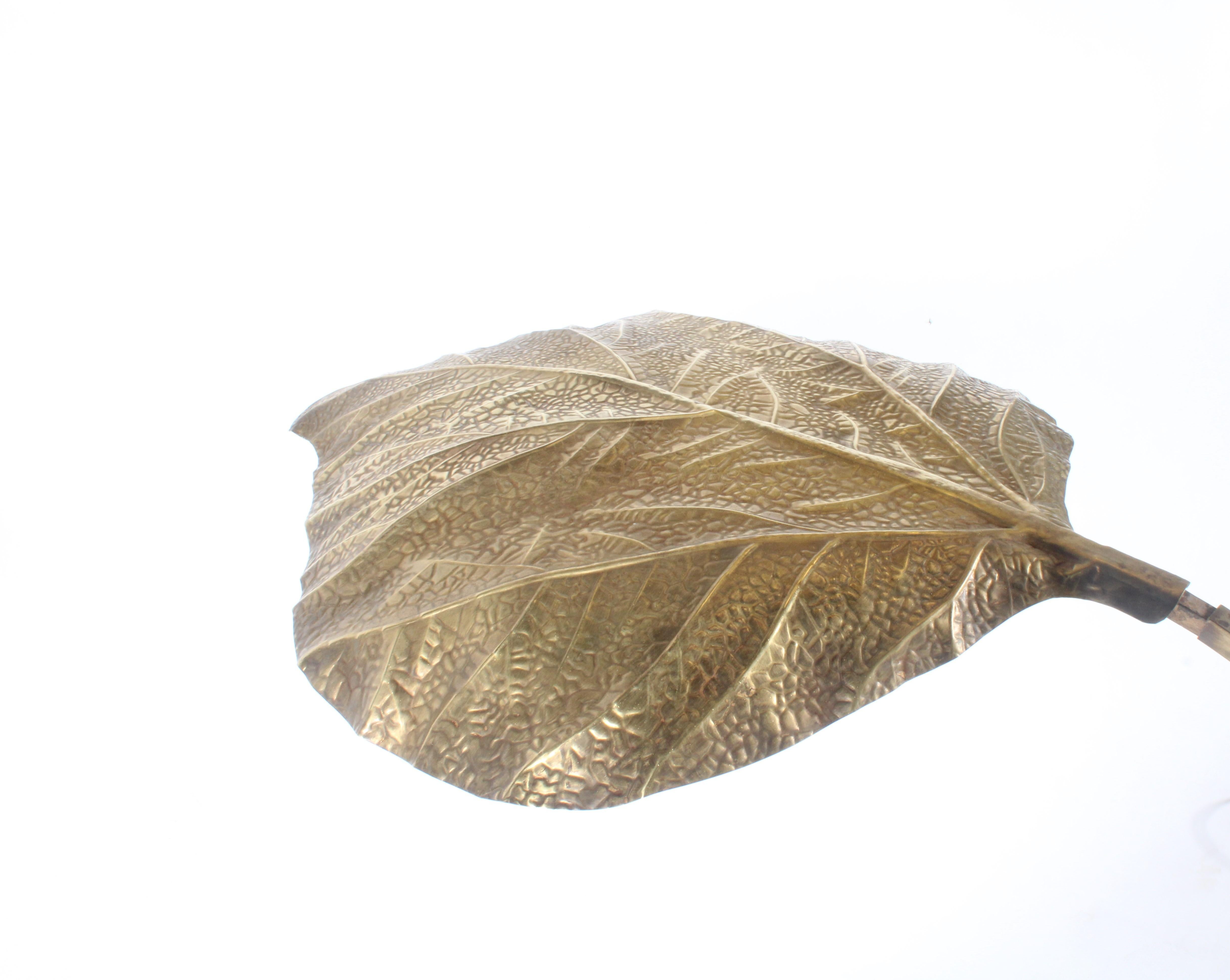 Incredible Three Leaf 'Rababaro'  lamp by Carlo Giorgi for Bottega Gada Milano 4