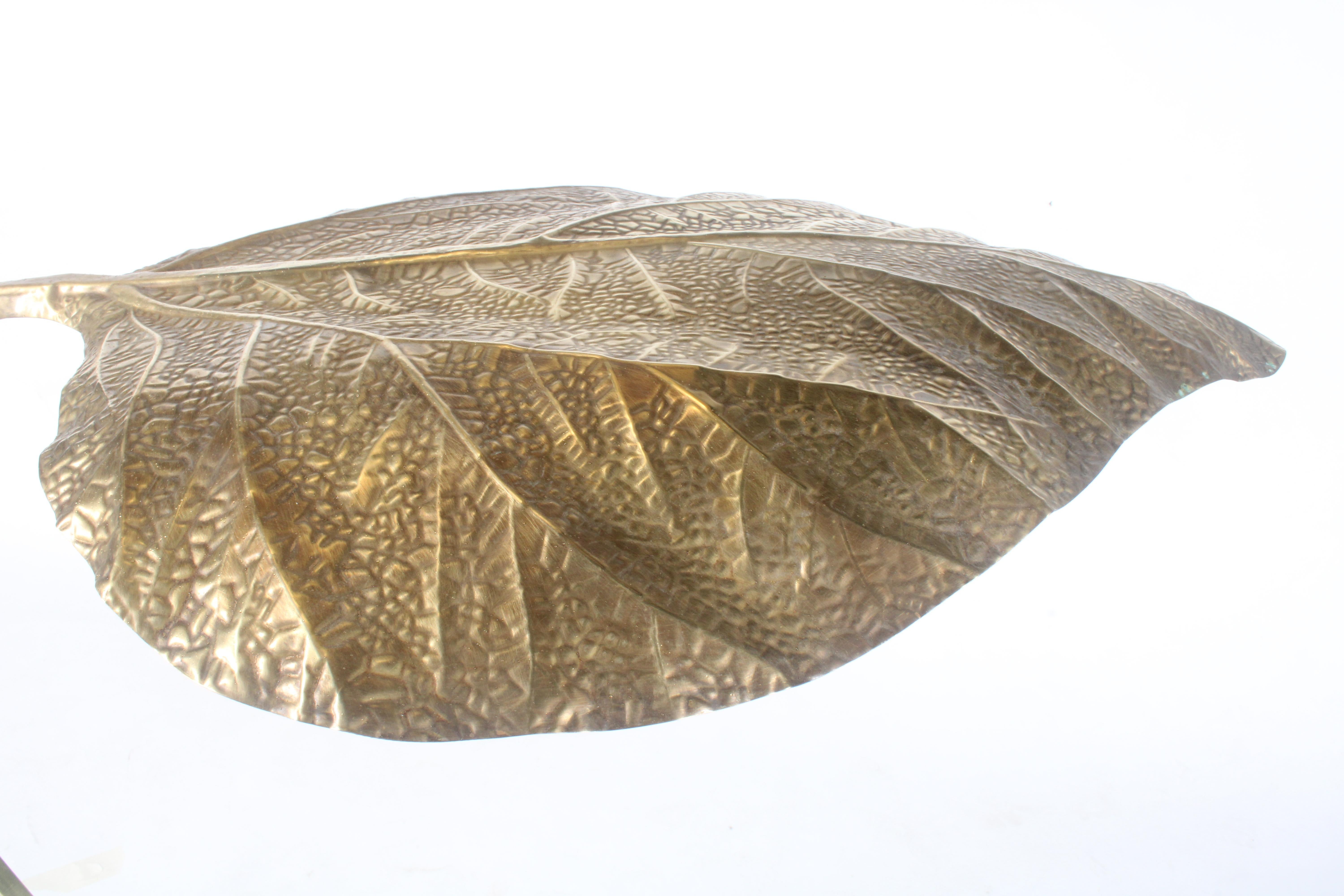 Incredible Three Leaf 'Rababaro'  lamp by Carlo Giorgi for Bottega Gada Milano 11
