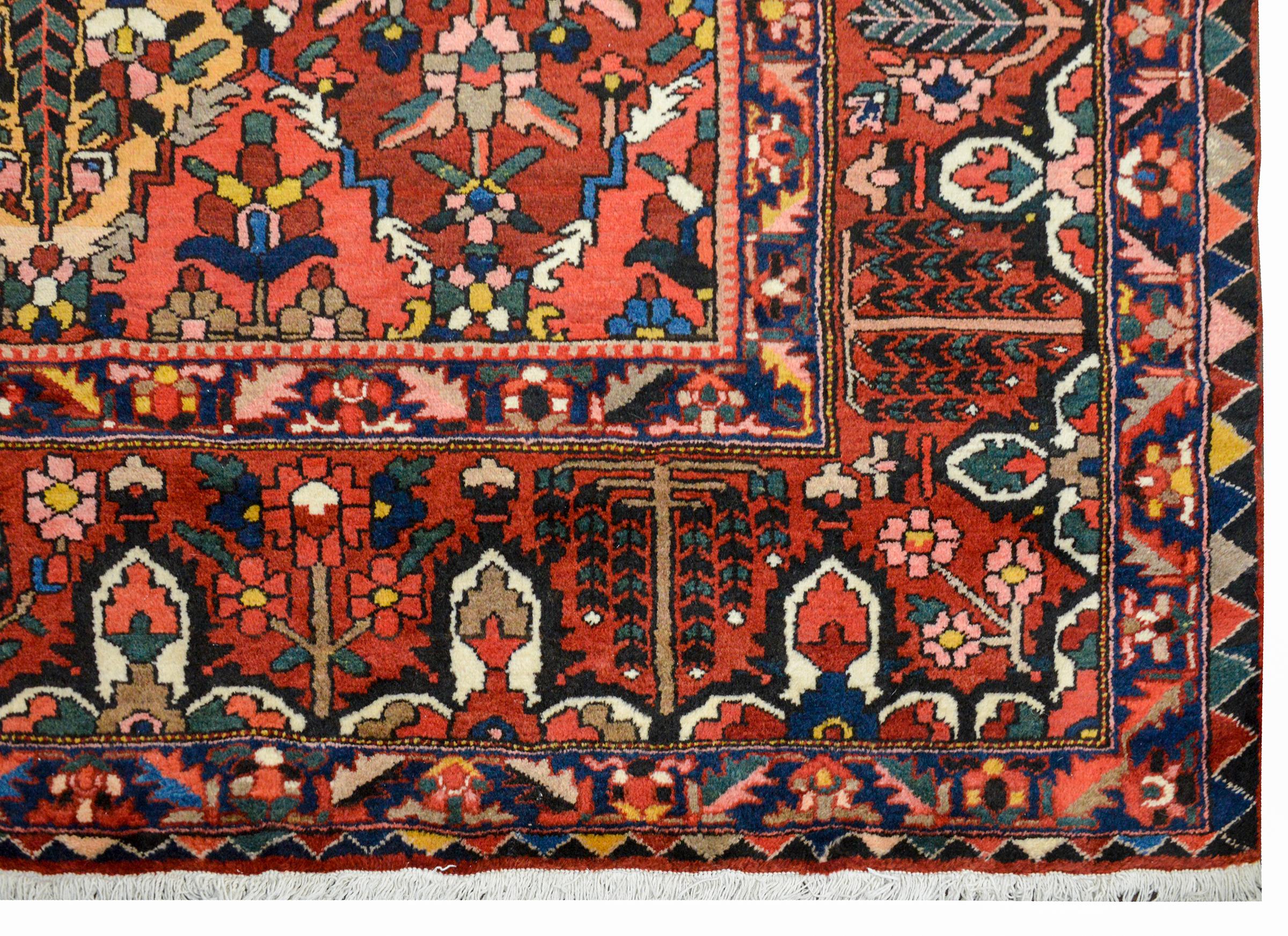 Late 20th Century Incredible Vintage Bakhtiari Rug