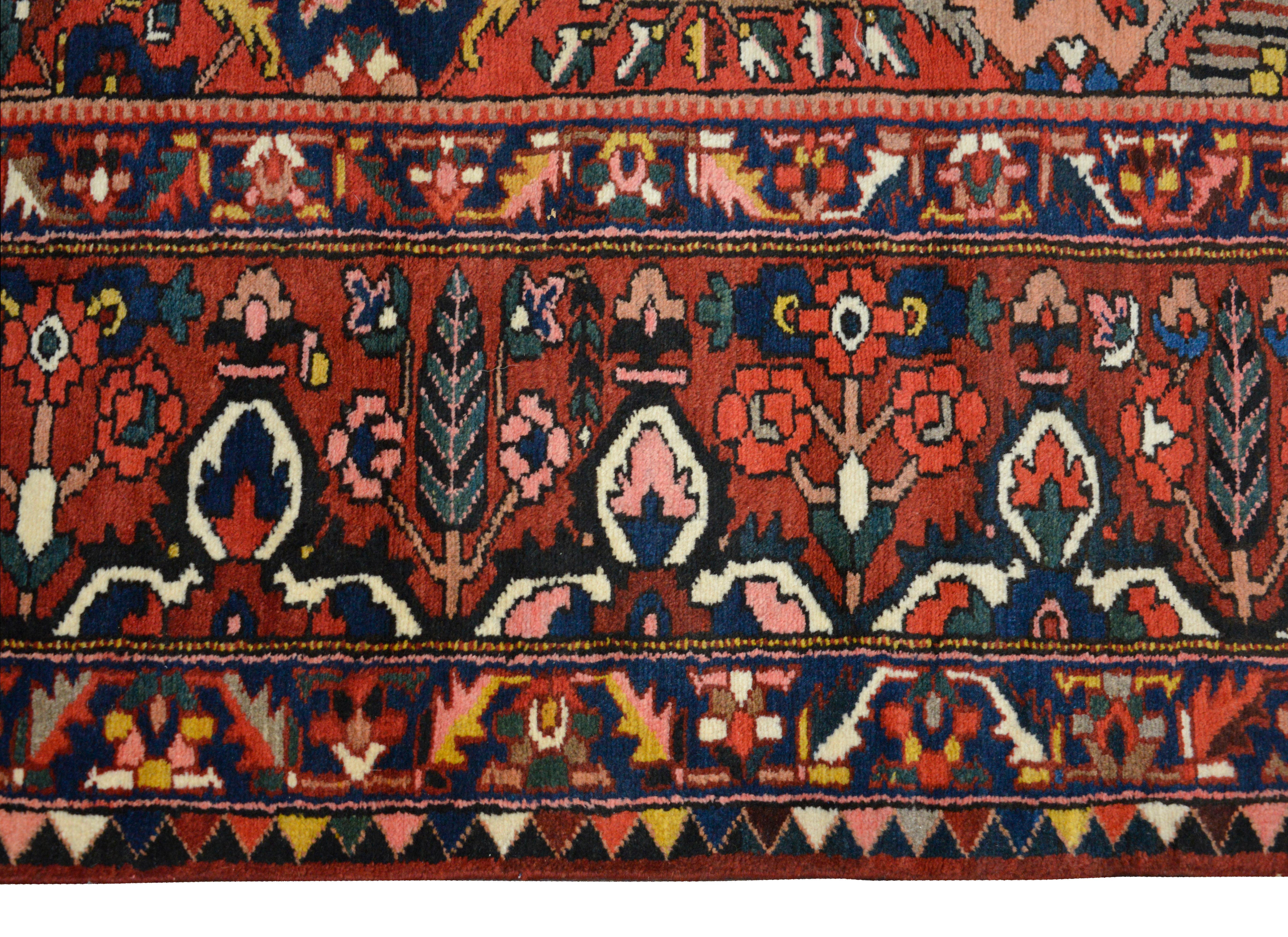 Wool Incredible Vintage Bakhtiari Rug