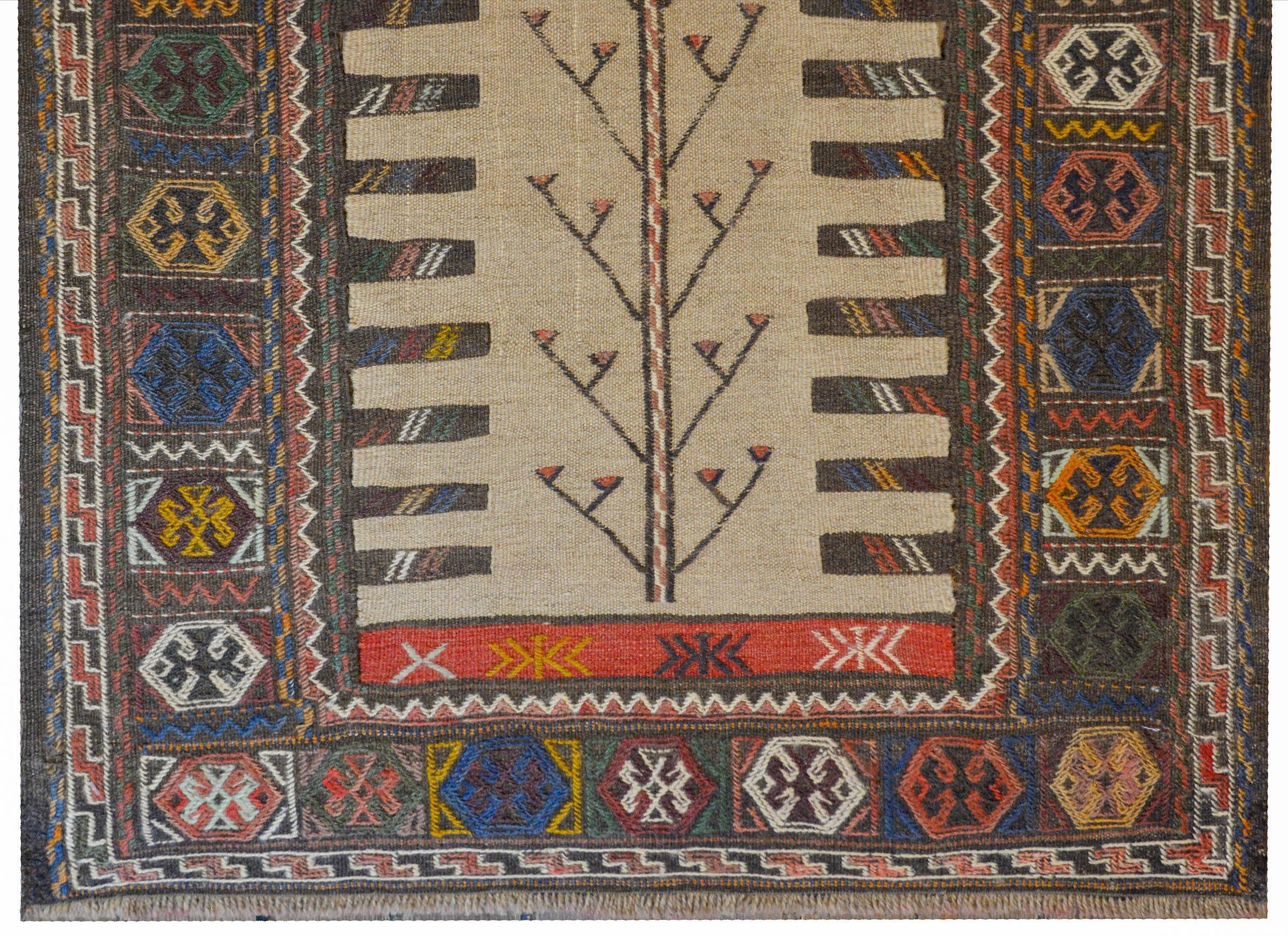 20th Century Incredible Vintage Baluch Runner