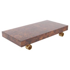 Incredible Vintage Italian Burl Wood Coffee Table * FREE WORLDWIDE DELIVERY