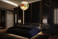 Mid-Century Sputnik Italian chandelier