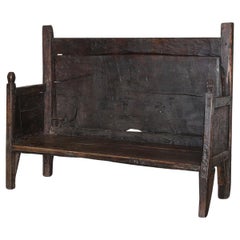 Unglaubliche XXL Primitive 17. C. Portugiesische Bank Wabi Sabi