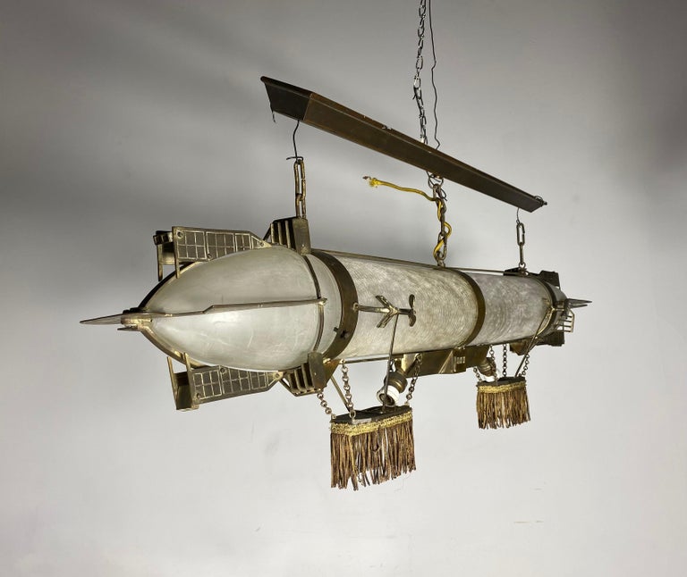 Incredible Zeppelin Hanging Lamp For Sale at 1stDibs | zeppelin lamp,  zeppelin light fixture