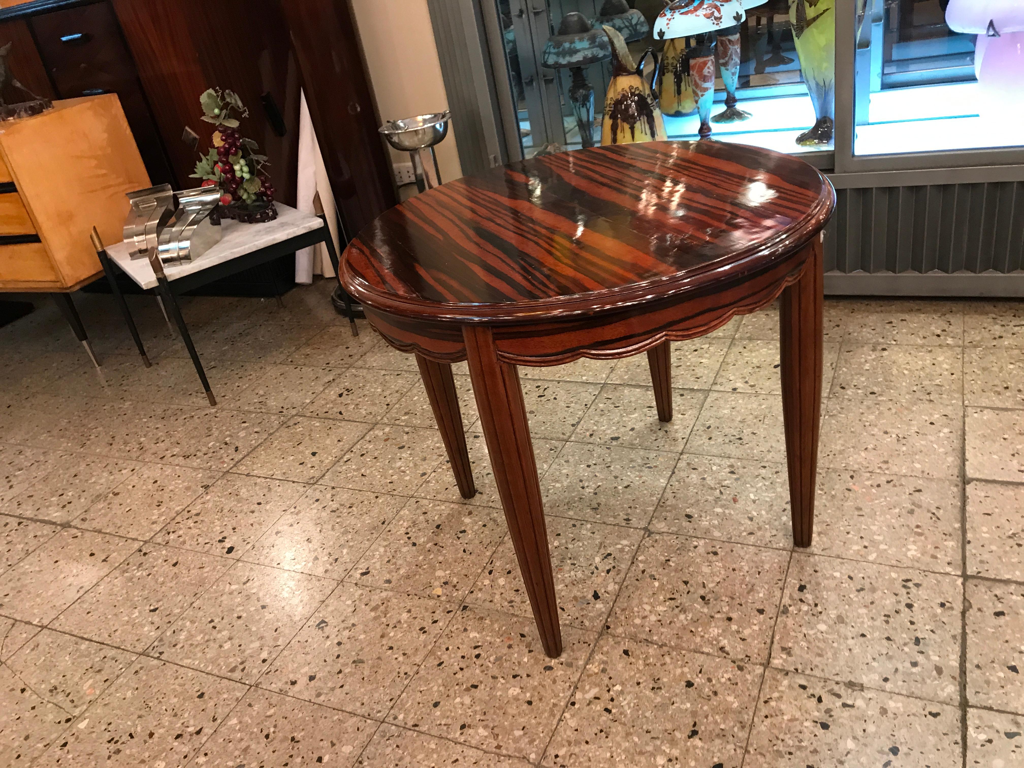 Early 20th Century Increible Table Style : Art Deco in Wood France, 1920 For Sale