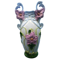 Engraved Liberty signature ceramic vase; Liberty London?