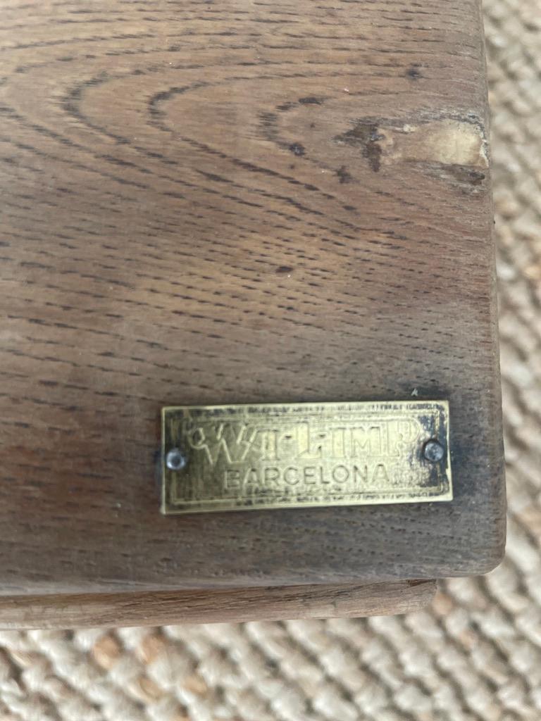 Index Card File in Oak In Good Condition For Sale In L'AMETLLA DE MAR, ES