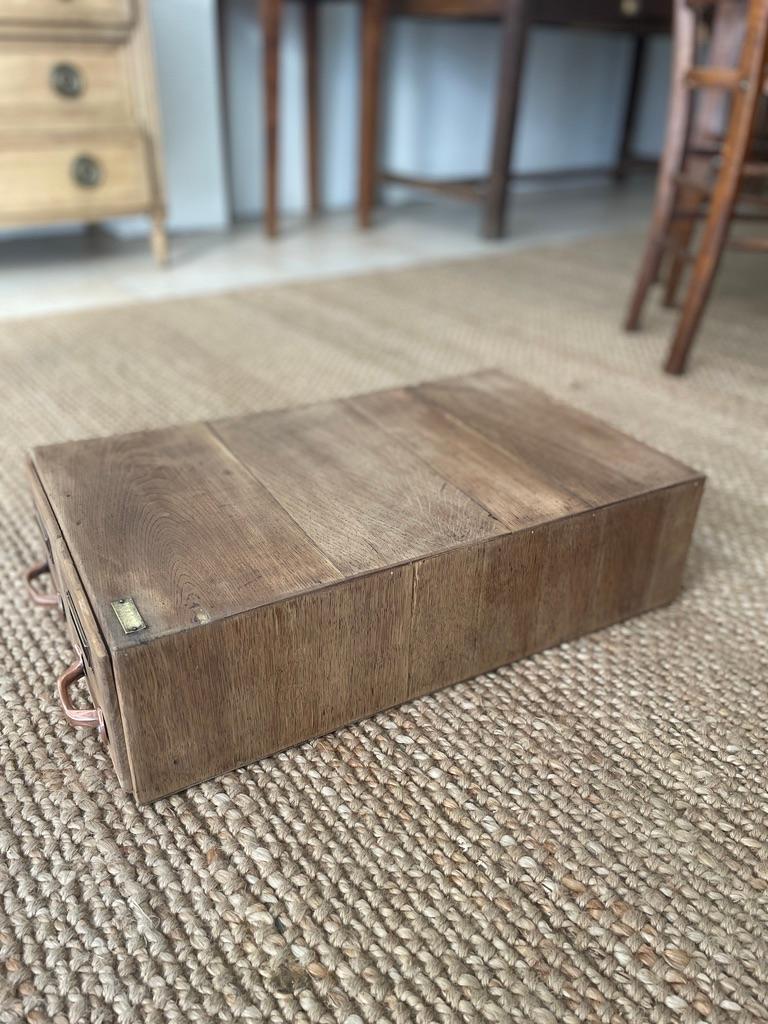 20th Century Index Card File in Oak For Sale
