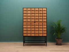Index Plywood Cabinet Vintage 1960s Retro