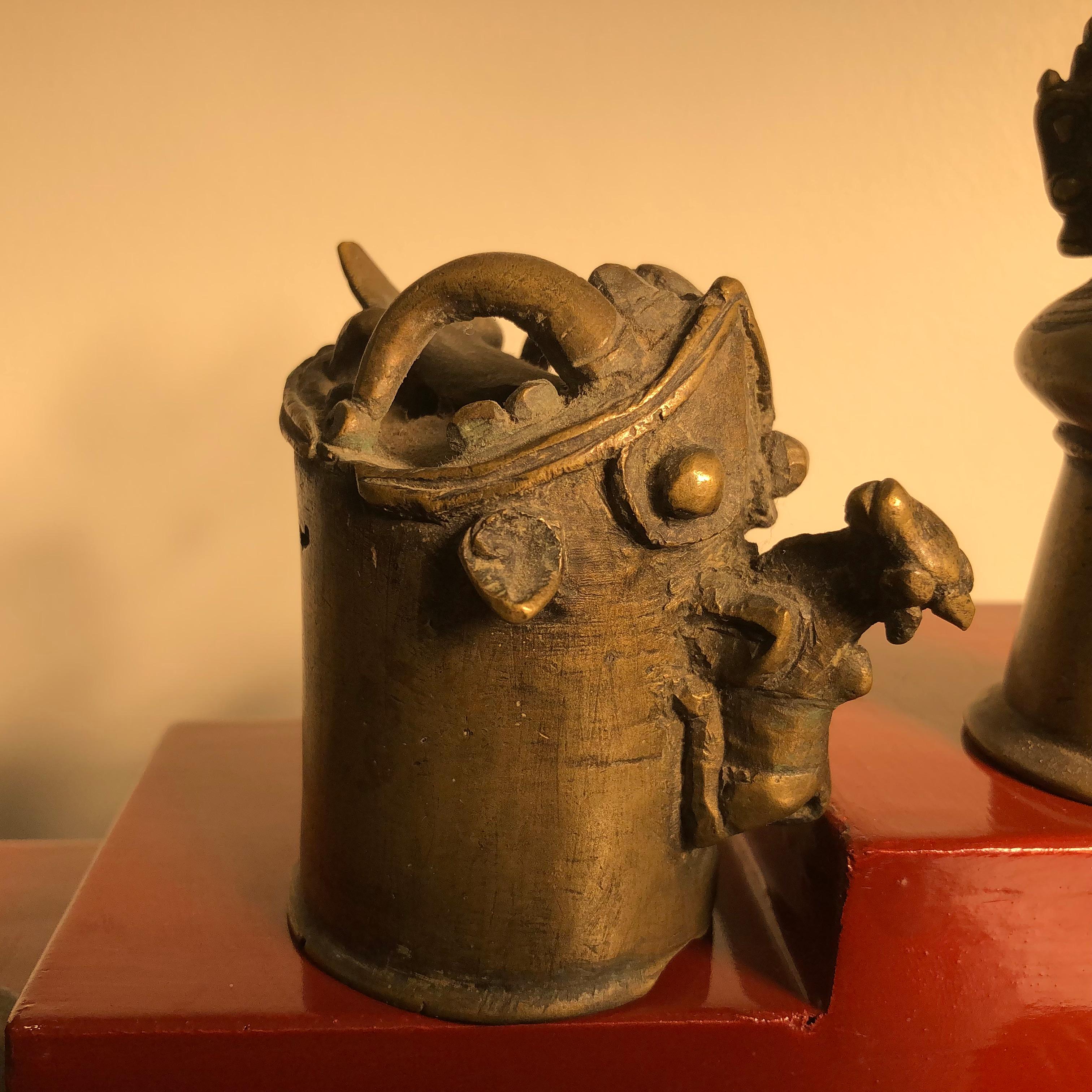 Indian India Antique Bronze Collection Six Beauties, Collected Mumbai, 1960s