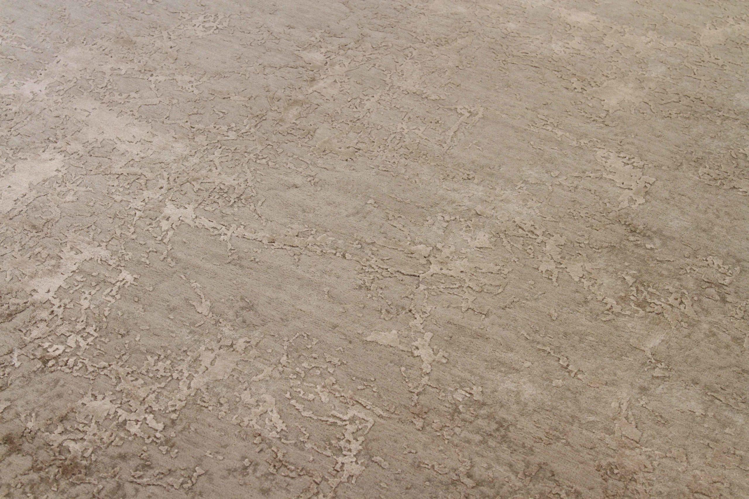 Moderno Tappeti dell'area dell'India in bianco antico e beige naturale, circa 1990 - 68105 in vendita