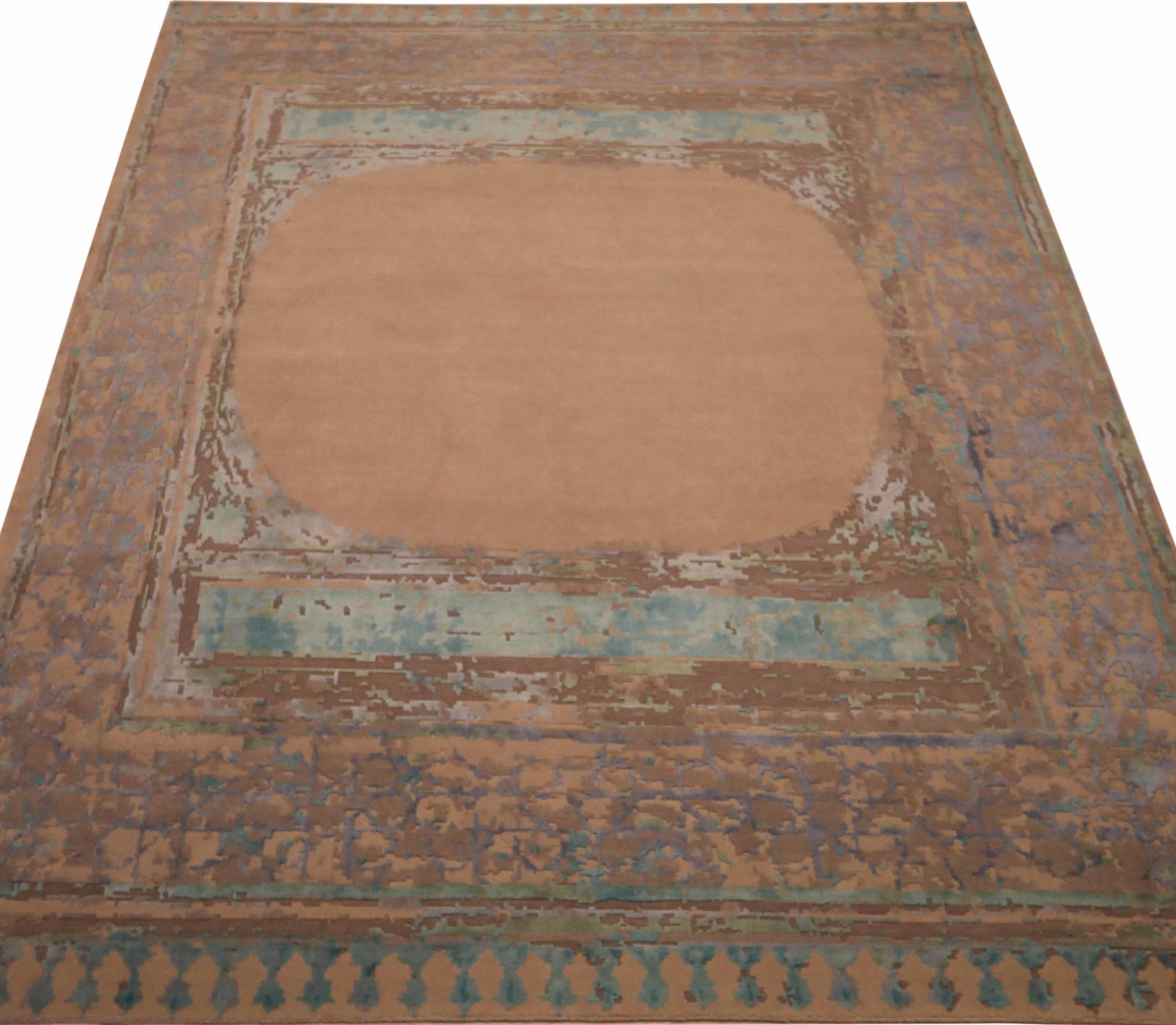 Discover the elegance of India item featuring Area Rugs in Circa 1990. Designed with Wool and BlueBrownIvoryPurpel, this exclusive design is perfect for enhancing your space.