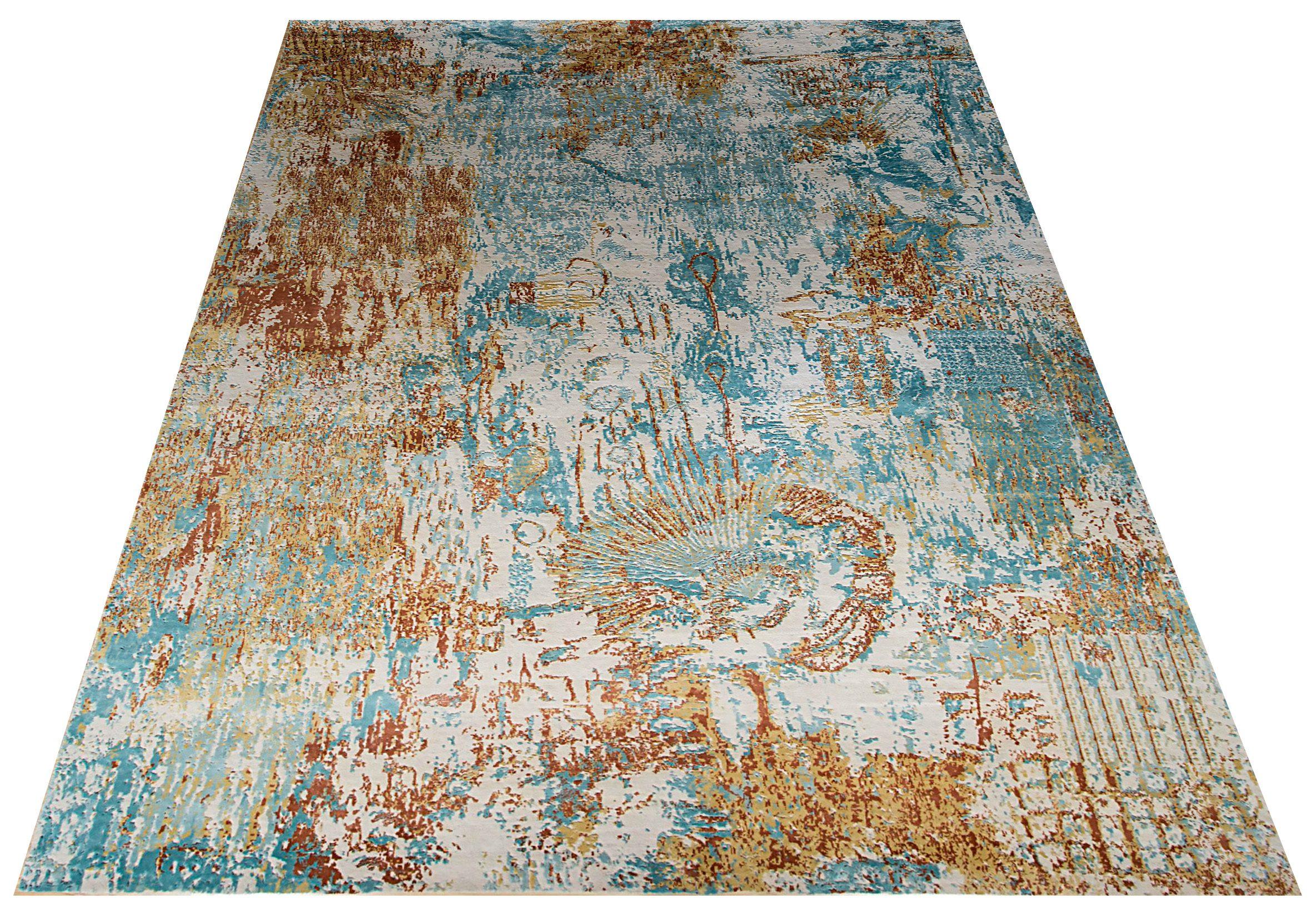 Discover the elegance of India item featuring Area Rugs in Circa 1990. Designed with Wool and BlueBrownIvoryYellow, this exclusive design is perfect for enhancing your space.