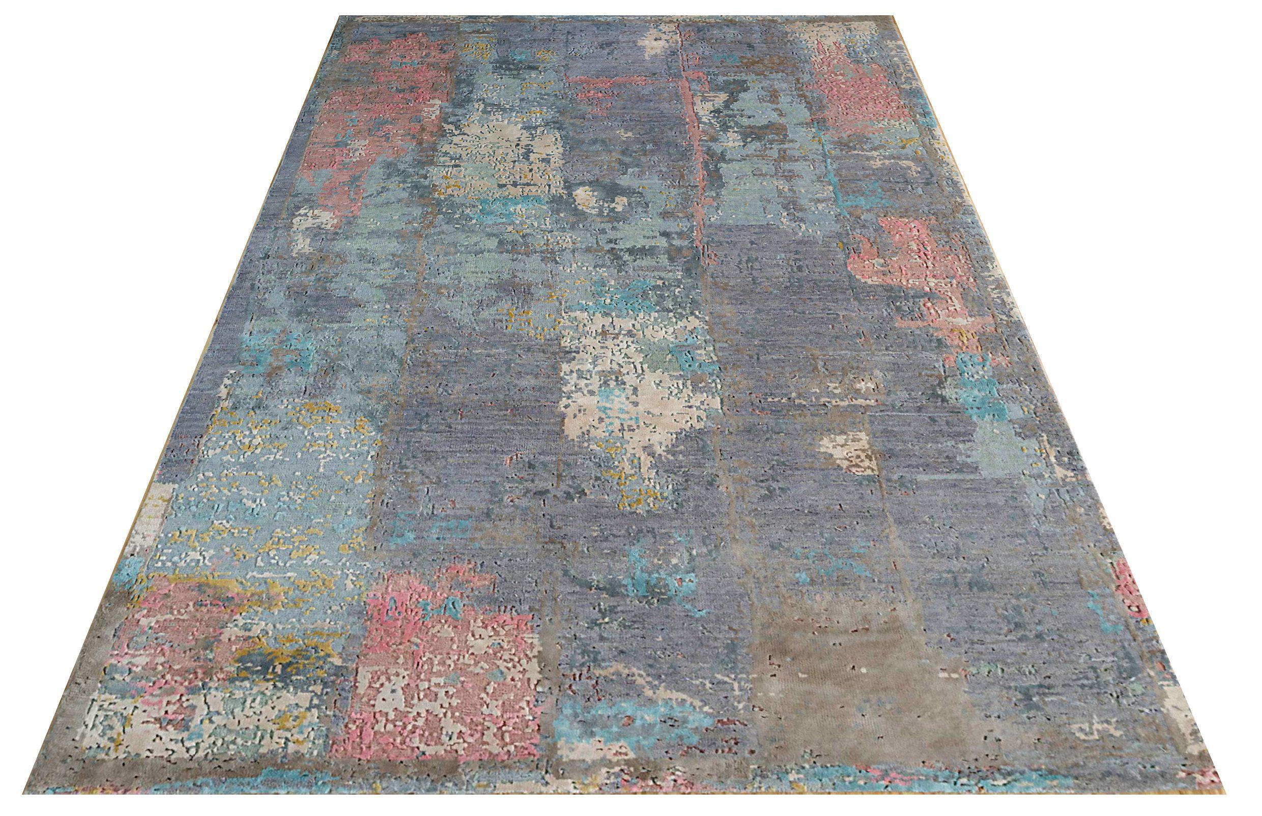 Découvrez l'élégance de l'article d'Eleg présentant des tapis de zone de Circa 1990. Conçu avec de la laine et du bleuIvoirePinkPurpel, ce modèle exclusif est parfait pour mettre en valeur votre espace.