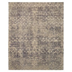 Tappeti India Circa 1990 - Lana Marrone Avorio Design - 91699