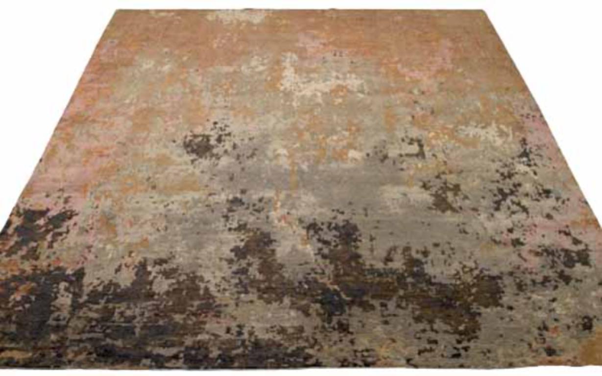 Discover the elegance of India item featuring Area Rugs in Circa 1990. Designed with Wool and BrownIvoryOrangePink, this exclusive design is perfect for enhancing your space.