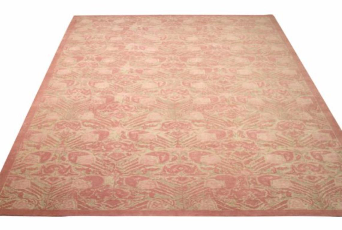 Discover the elegance of India item featuring Area Rugs in Circa 1990. Designed with Wool and IvoryPink, this exclusive design is perfect for enhancing your space.