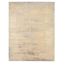 Tappeti India Circa 1990 - Lana Avorio Sfumature di Grigio / Design Silver - 91666